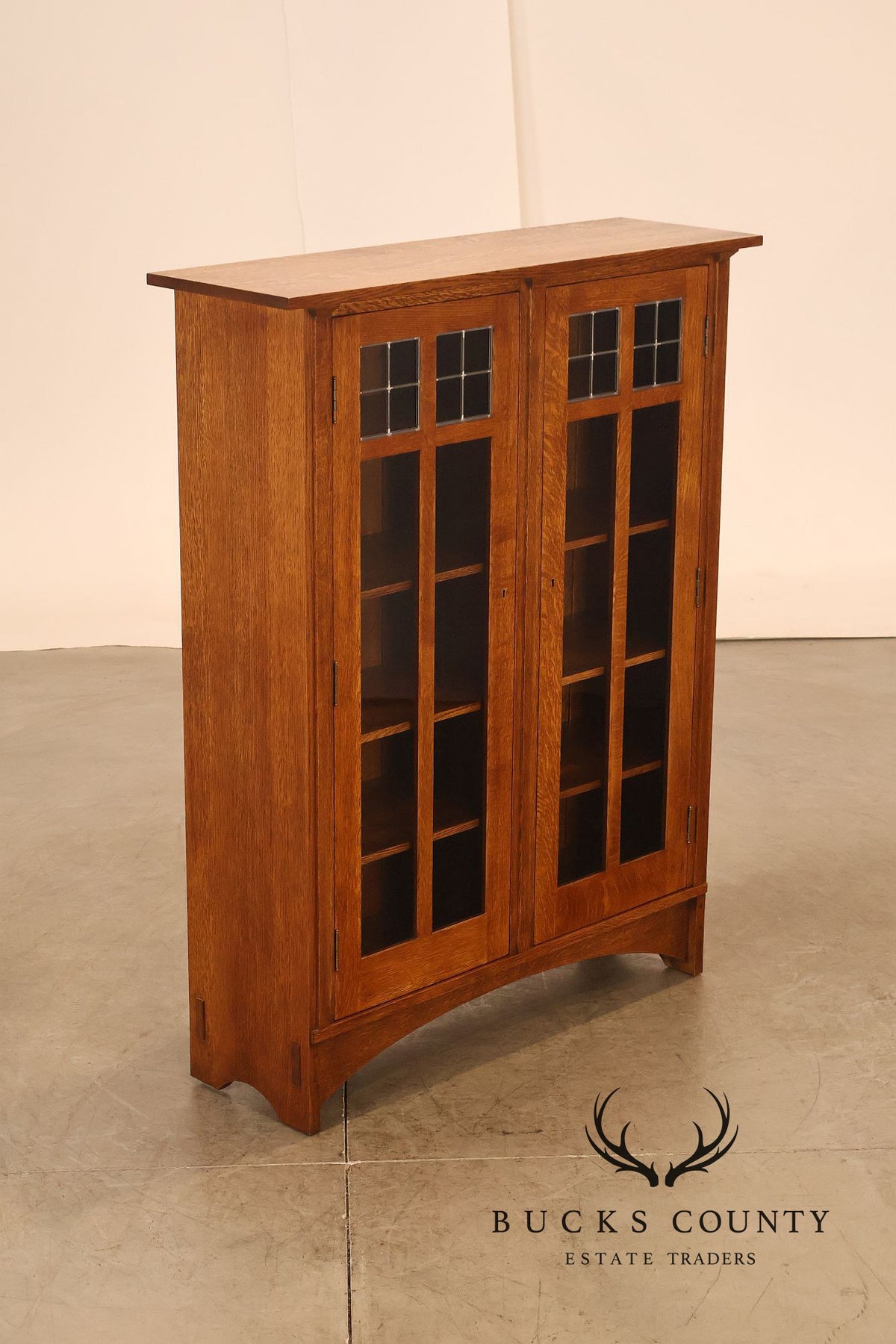 Stickley Mission Collection Harvey Ellis Oak Bookcase