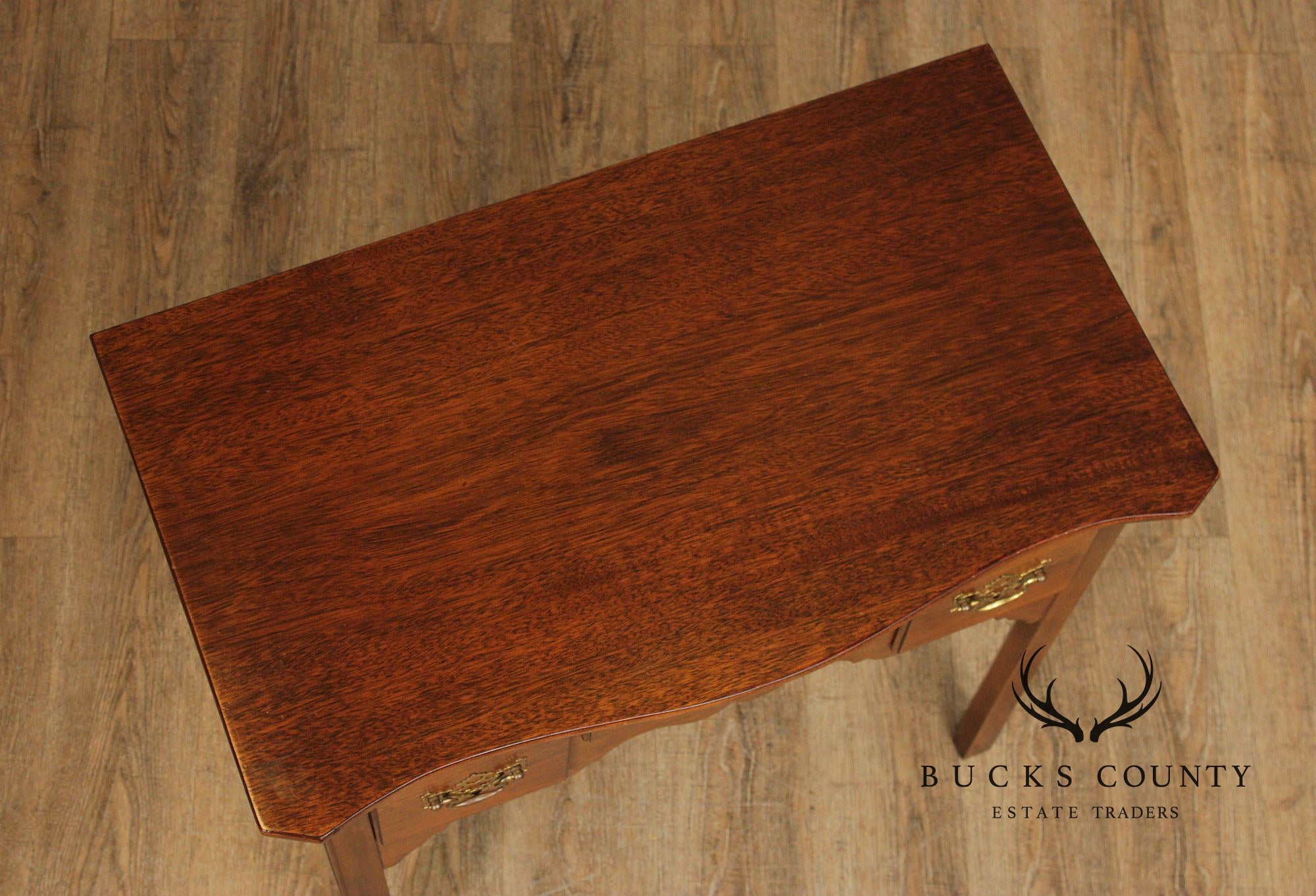 Chippendale Style Mahogany Lowboy Side Table Console