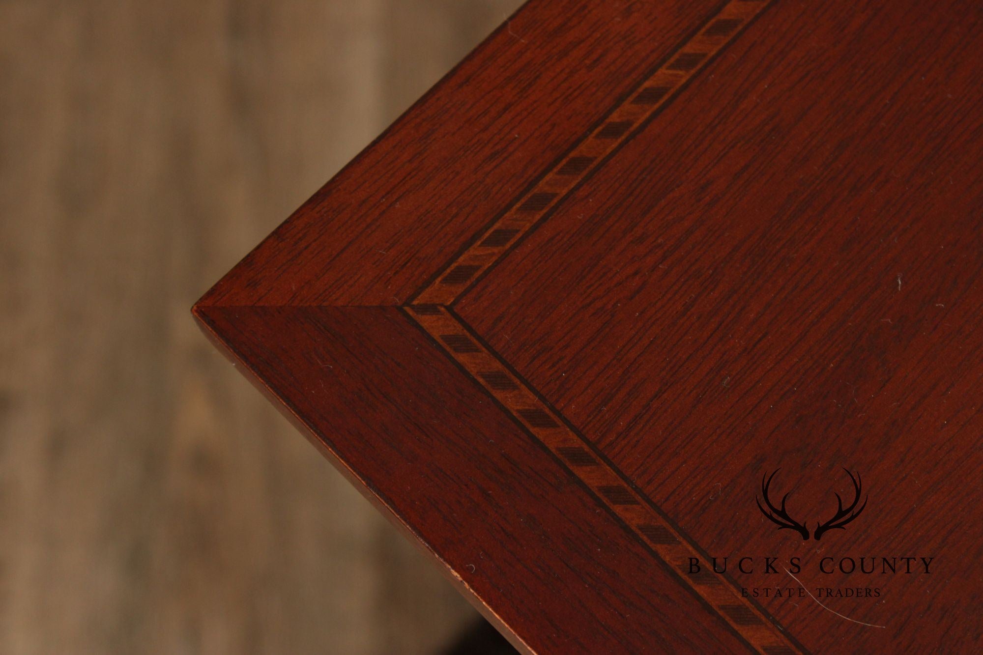 Colony Furniture Regency Style Inlaid Mahogany Nesting Tables