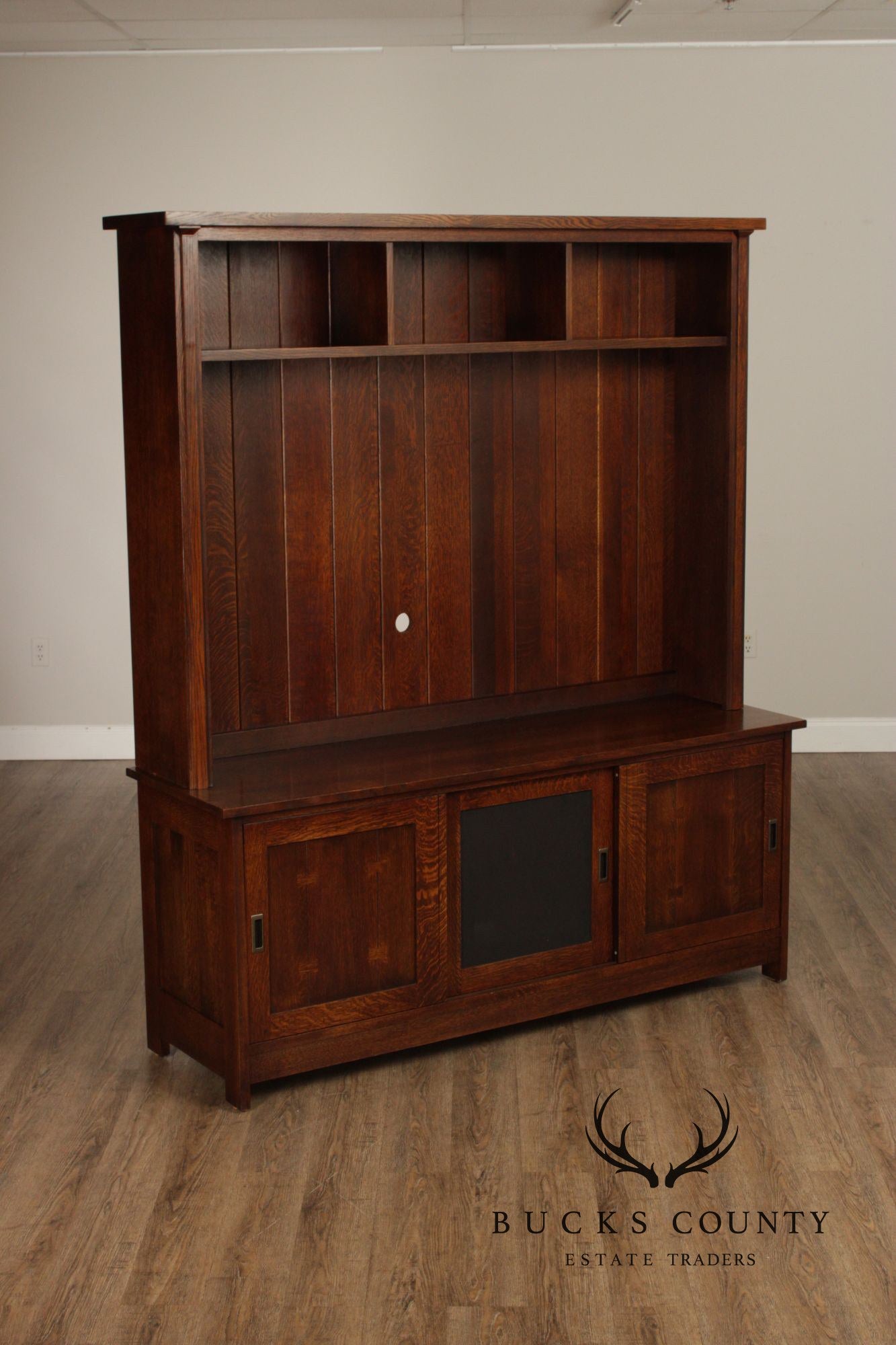 Stickley Mission Collection Oak Media Console