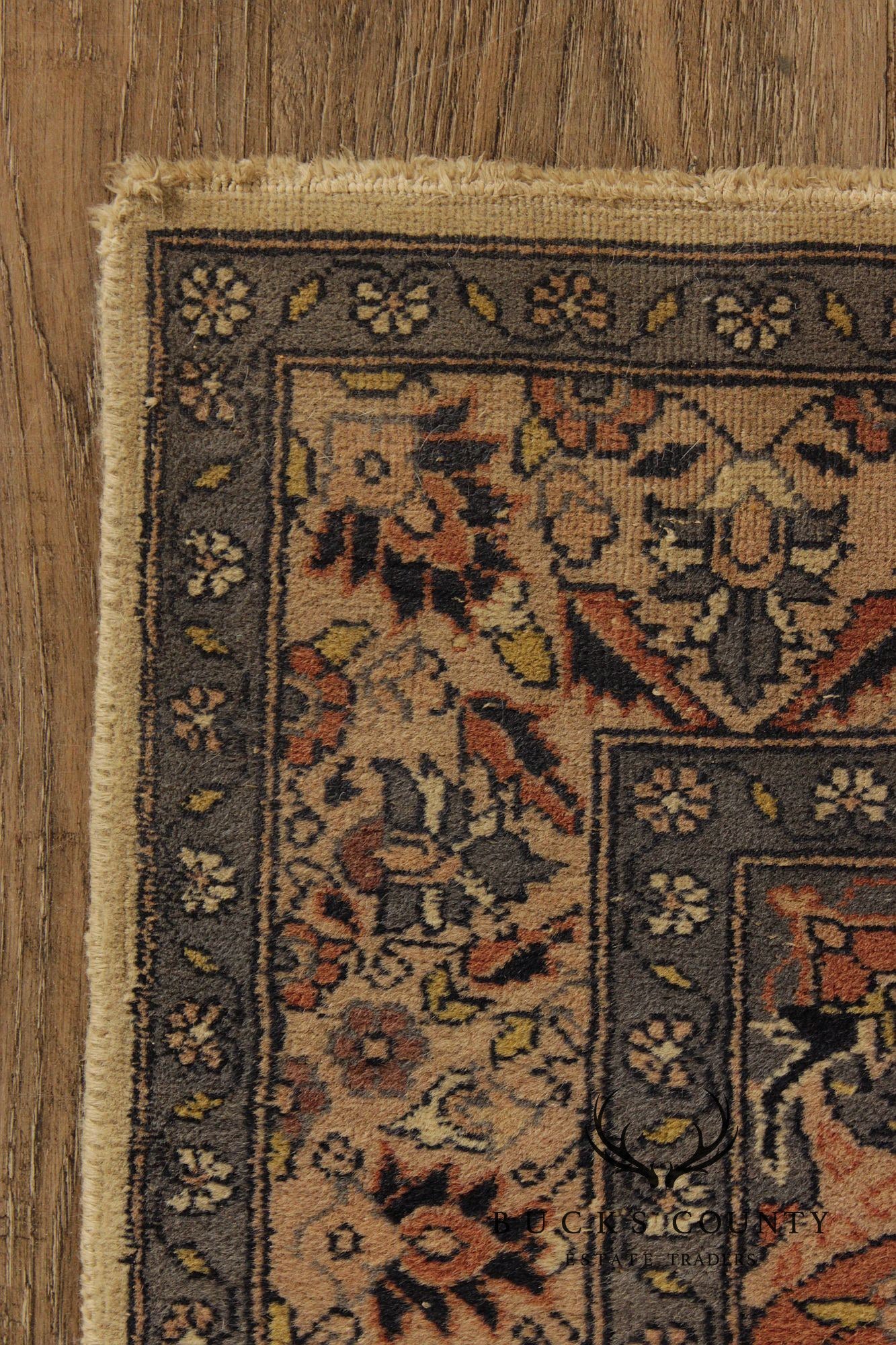 Persian Style Hand-Knotted Wool Area Rug – 2’ x 5’