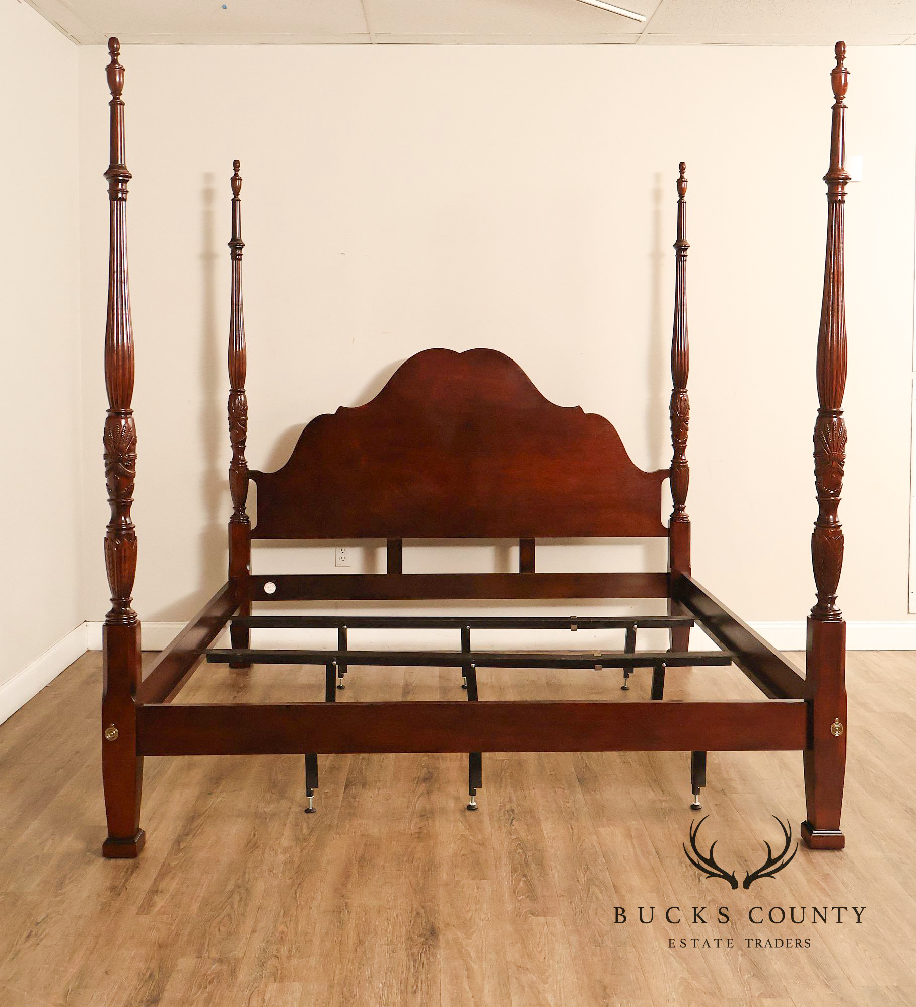 Century Furniture King Size Cherry Poster Bed