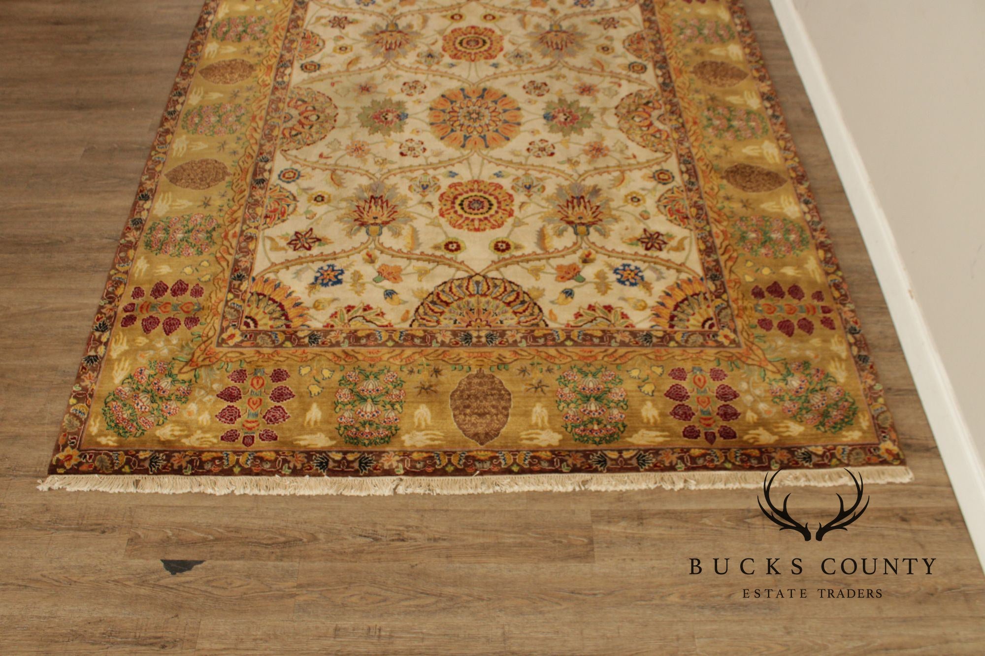 Arts & Crafts Style Wool Area Rug