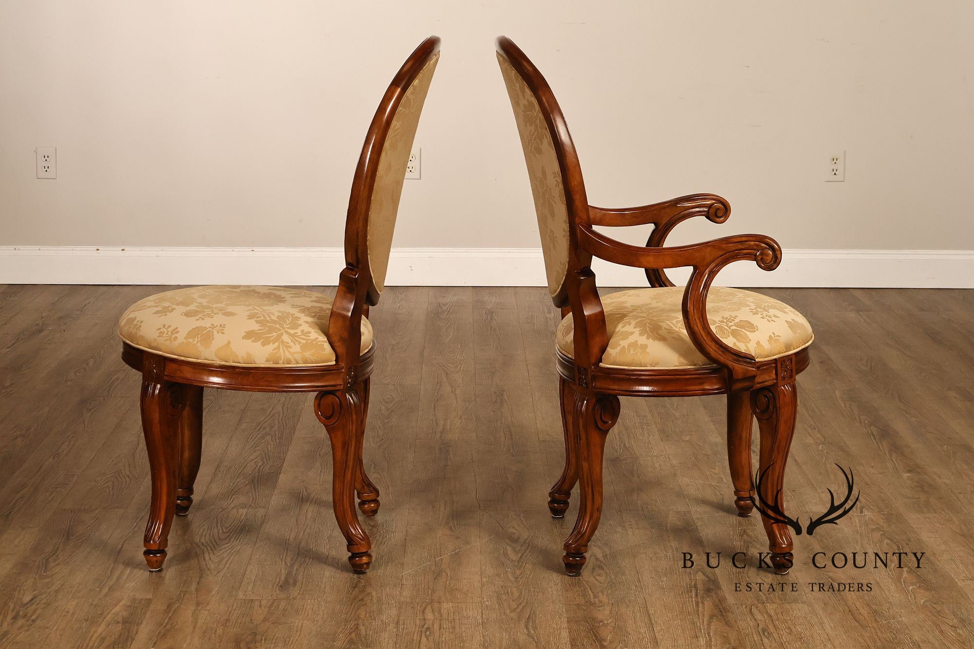 Century Furniture Italian Rococo Style Set of Ten 'St. James' Dining Chairs