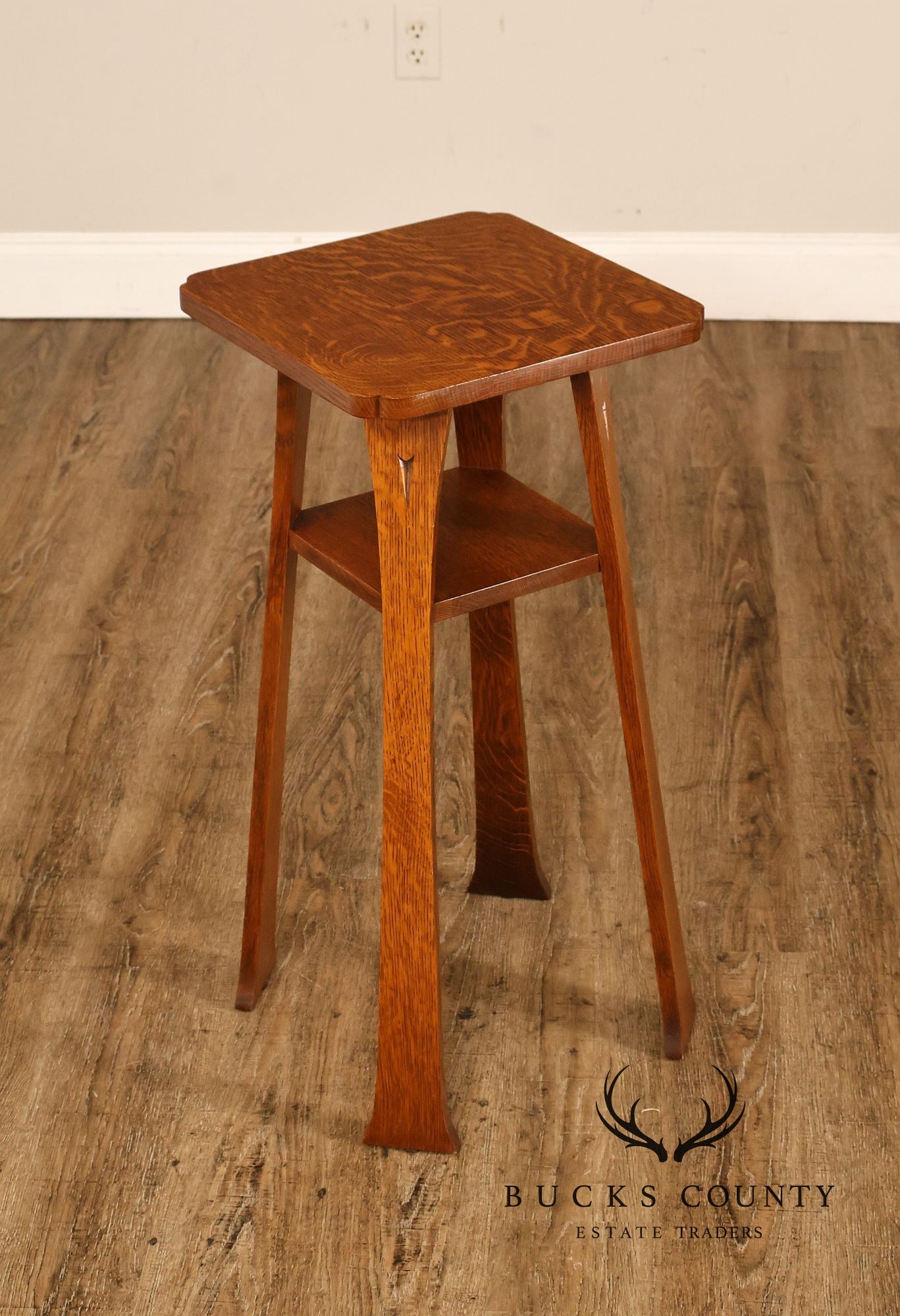 Stickley Mission Collection Tom Jones Oak Drink Stand
