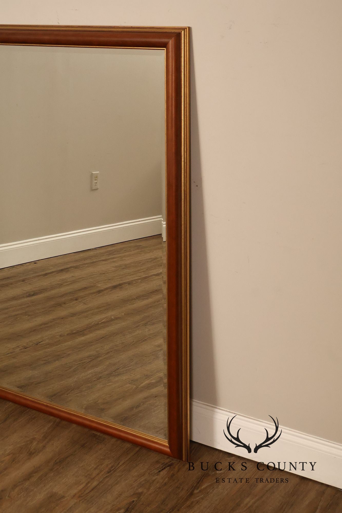 Traditional Partial Gilt Wall Mirror