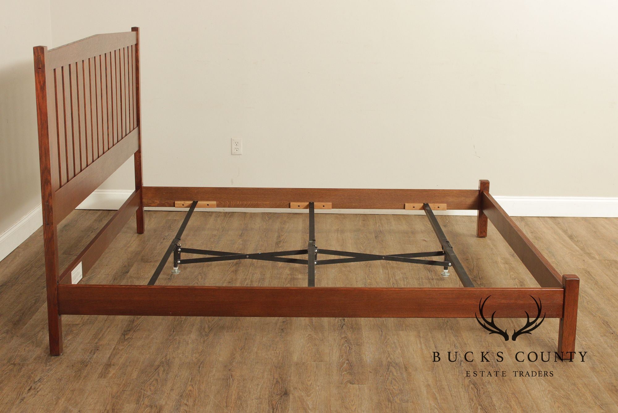 Stickley Mission Collection Oak King Size Bed