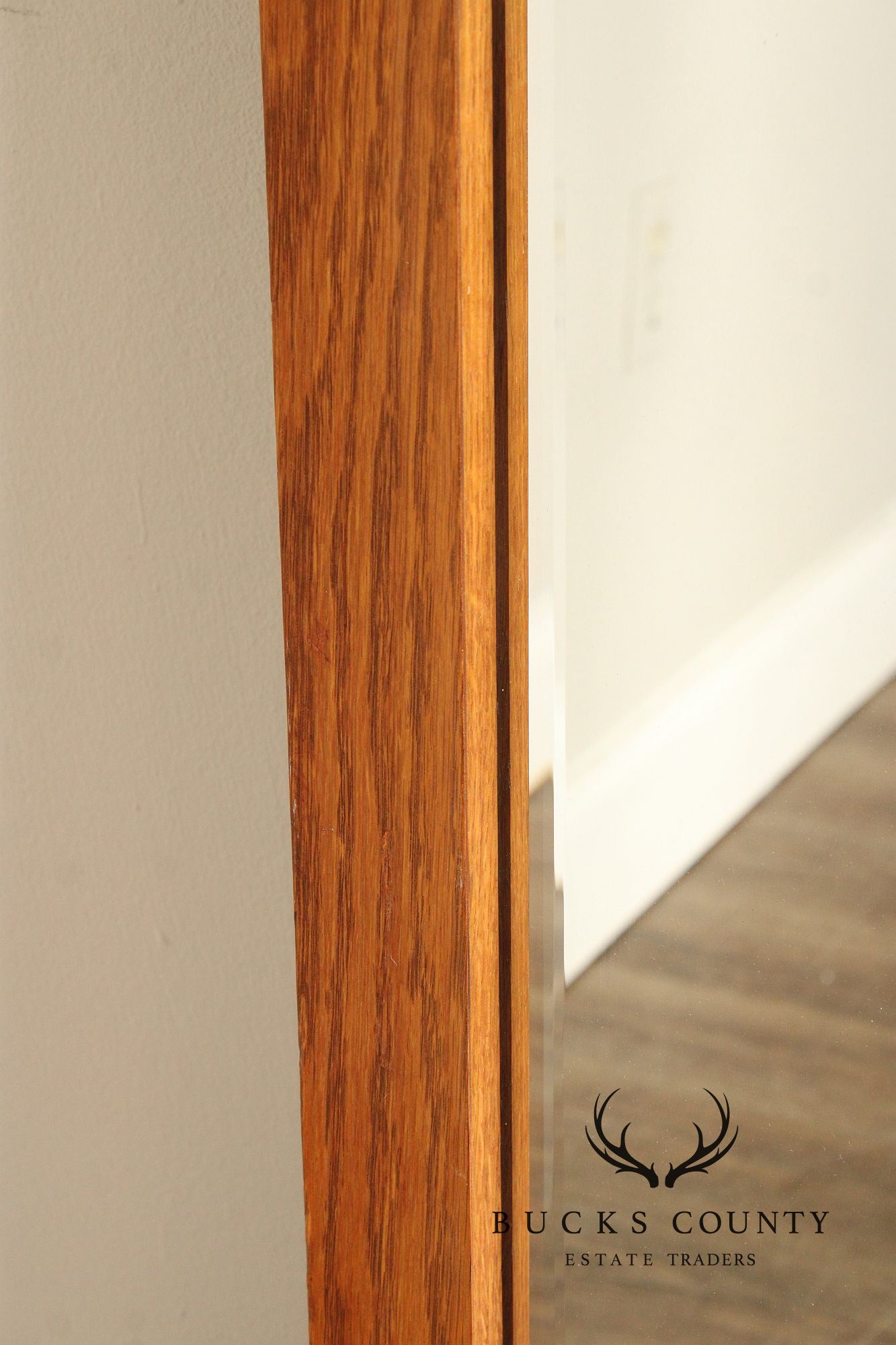 Lane Brutalist Oak Wall Mirror