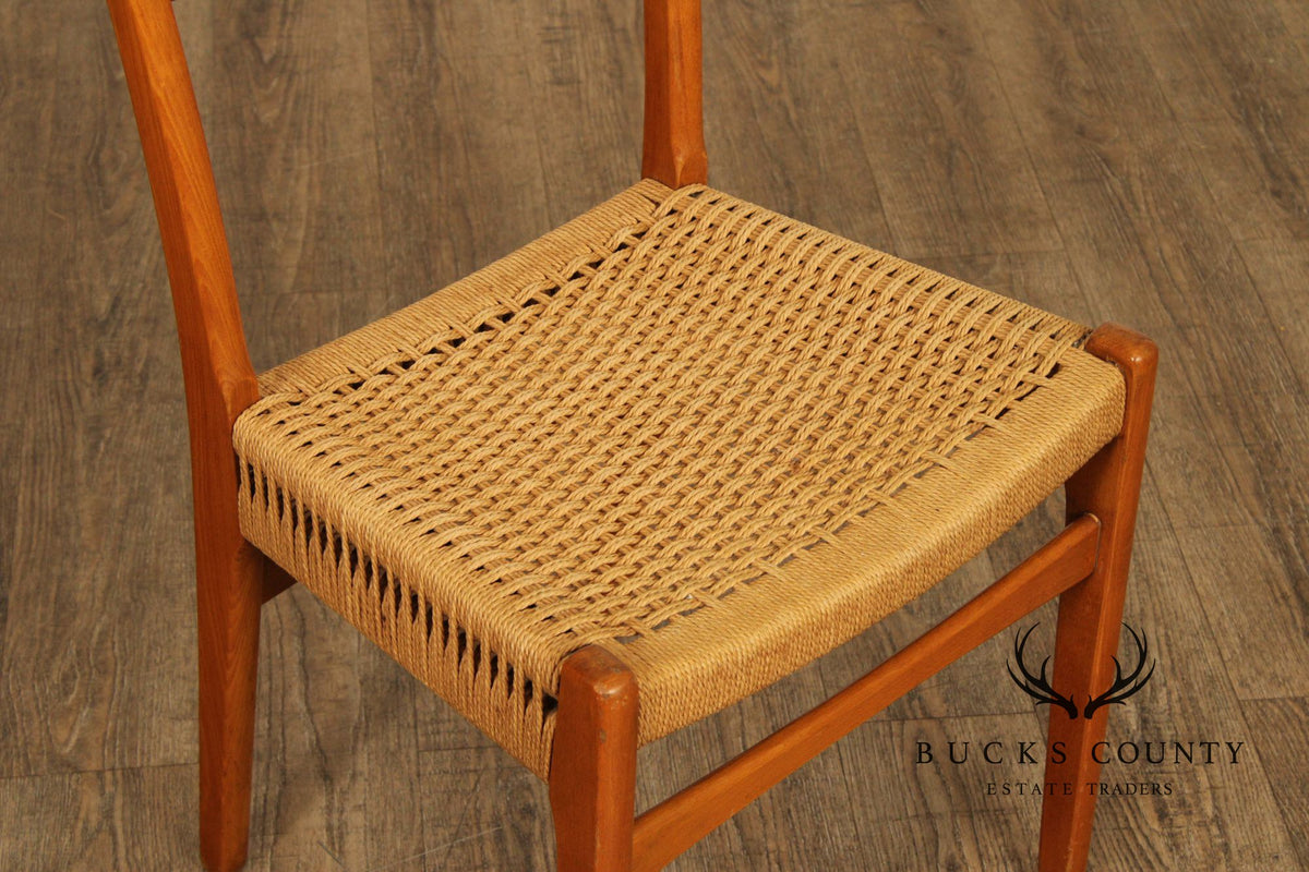 Swedish Modern Pair of Teak Dining Chairs