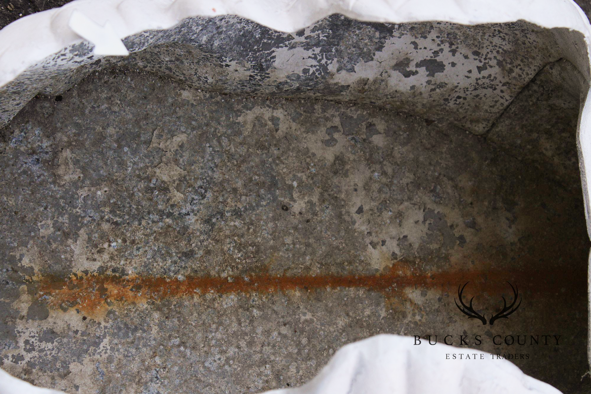 Vintage Cast Metal Swan Garden Planter