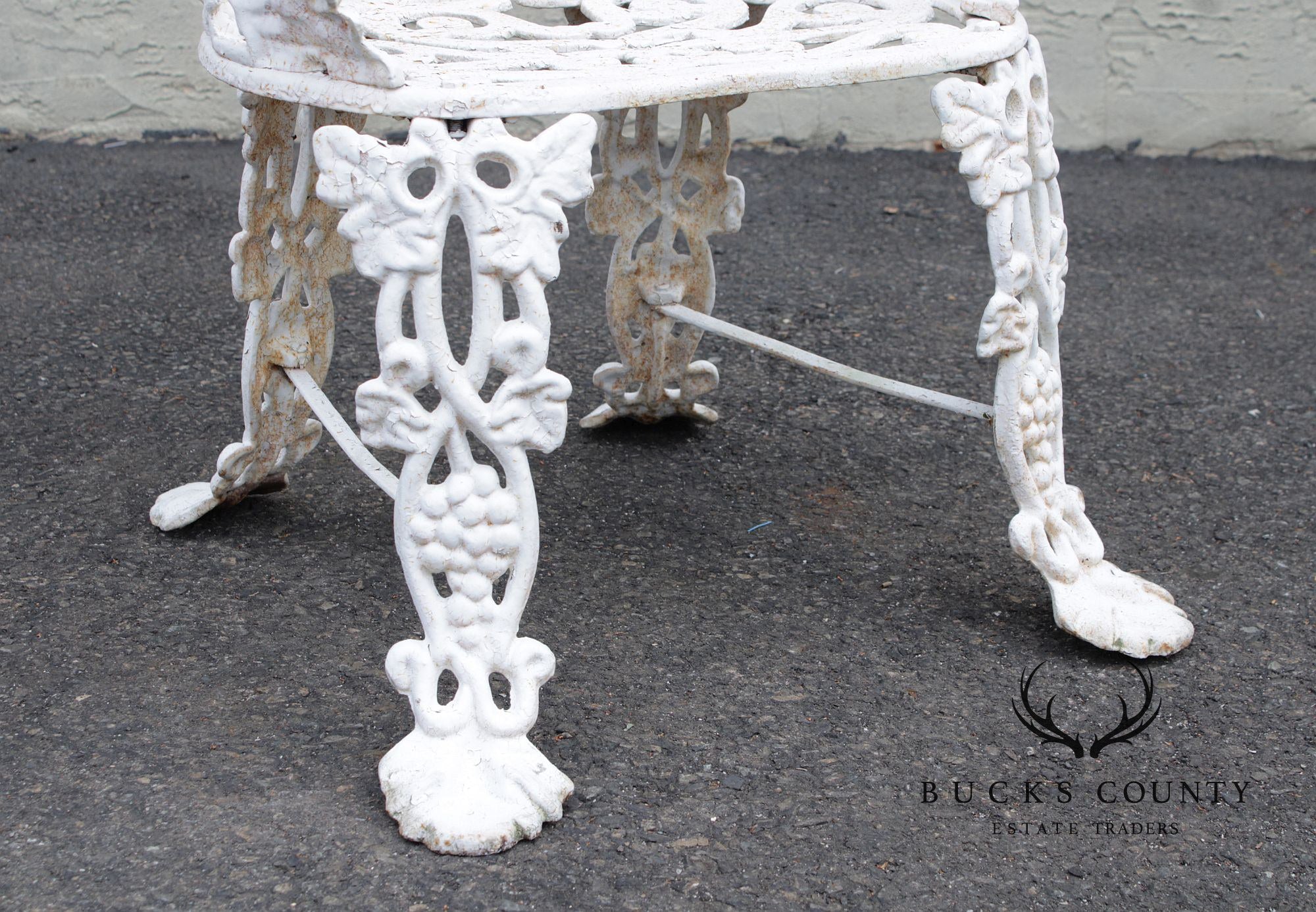 Victorian Style Three-Piece Cast Iron Garden Lounge Set