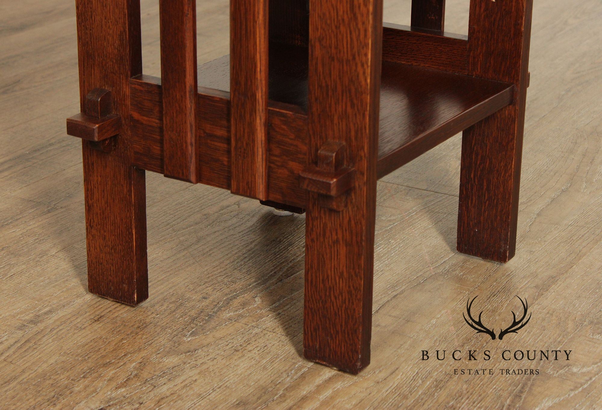 Stickley Mission Collection Oak Magazine Rack