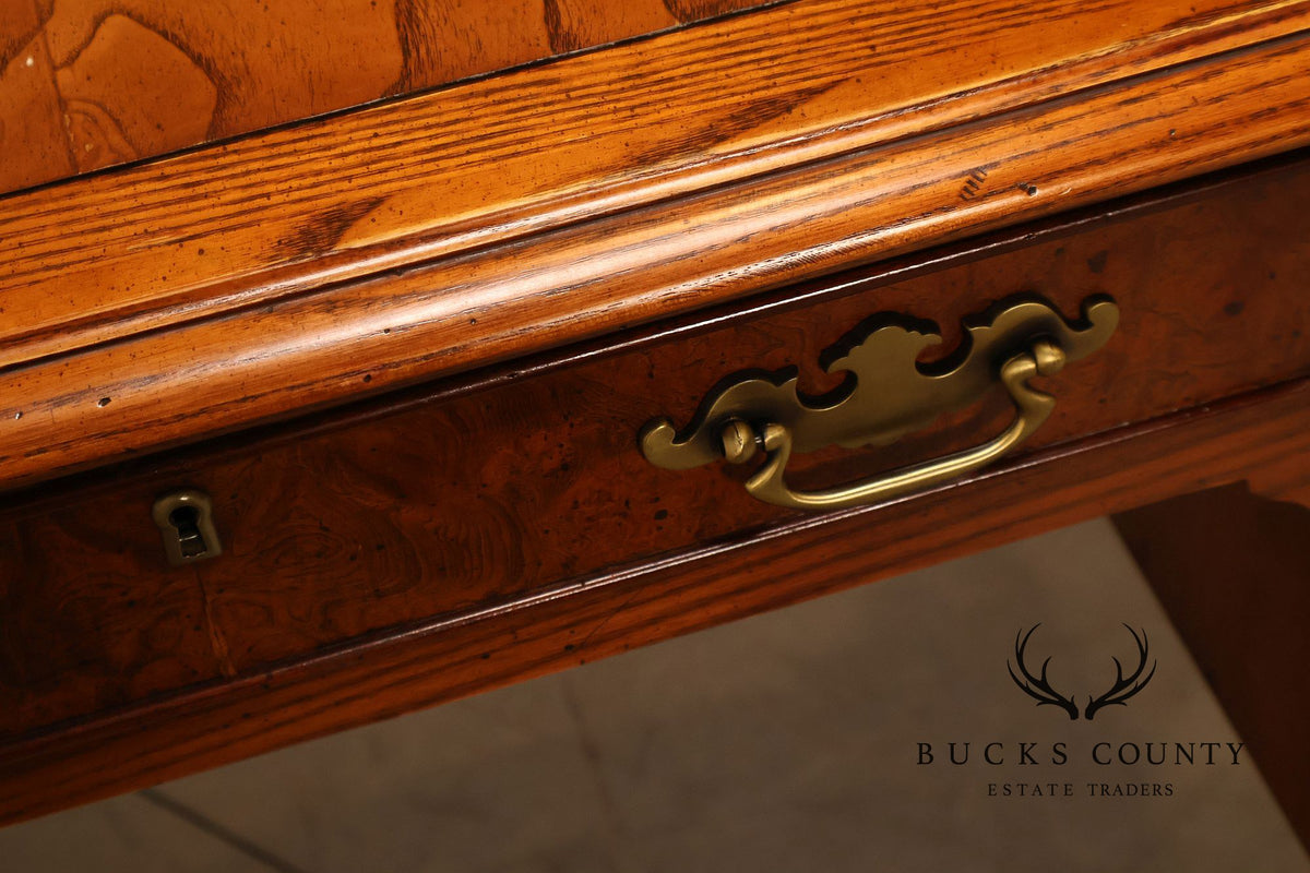 Hekman Georgian Style Oak Writing Desk