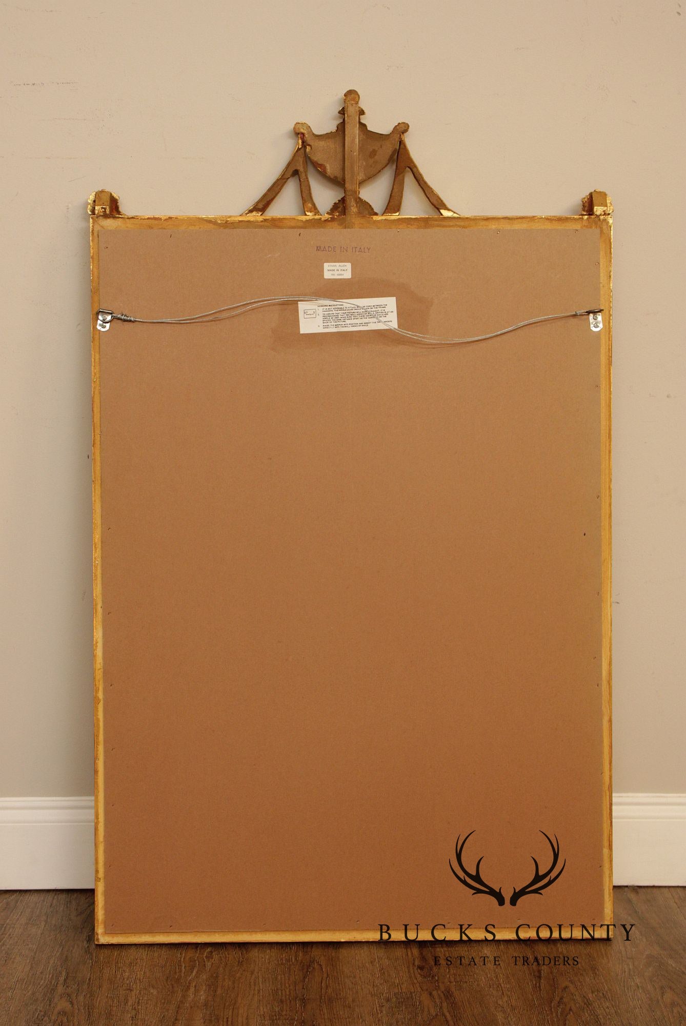 Ethan Allen Georgian Style Giltwood Mirror