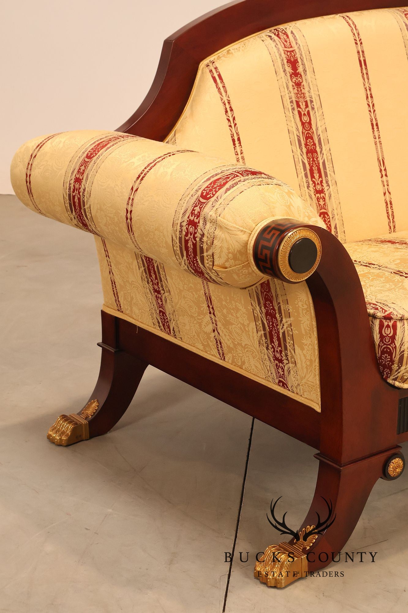 Empire Style Mahogany Sofa