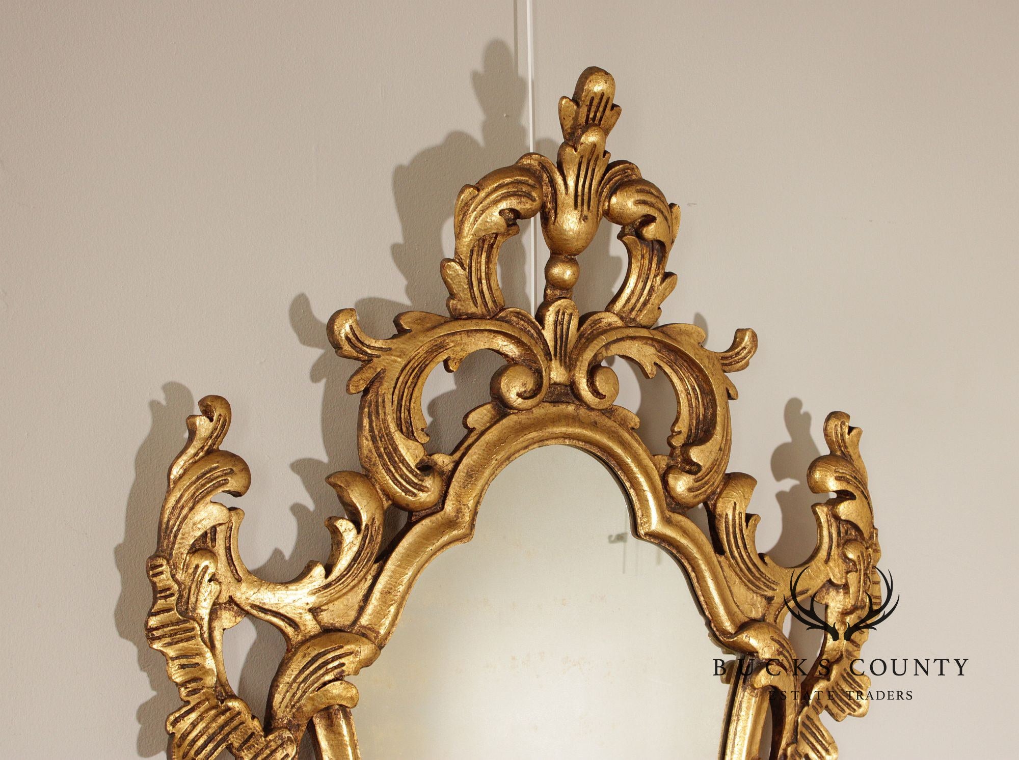 Francisco Hurtado Rococo Style Giltwood Wall Mirror