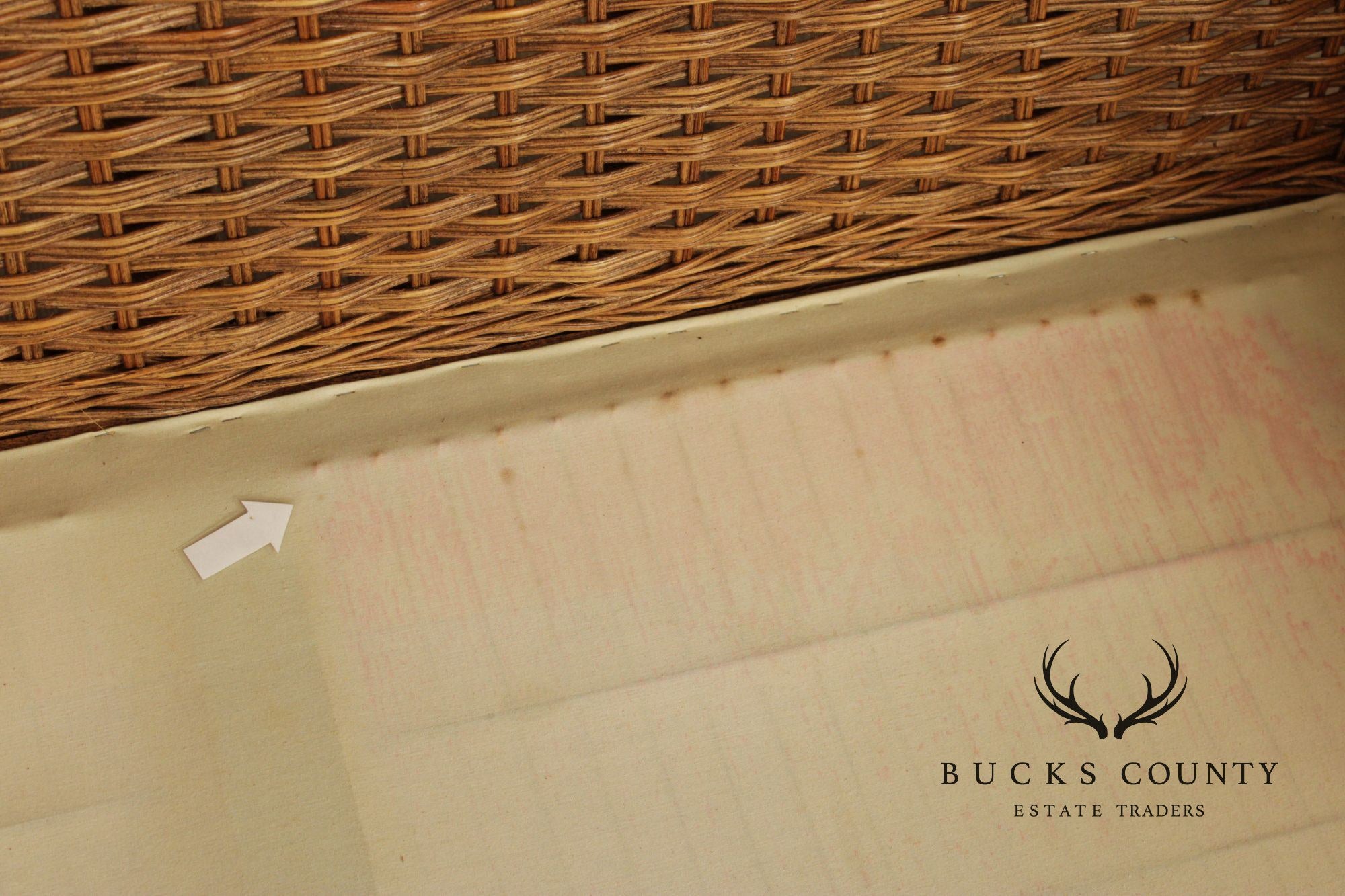 Braxton Culler Rattan and Wicker Loveseat