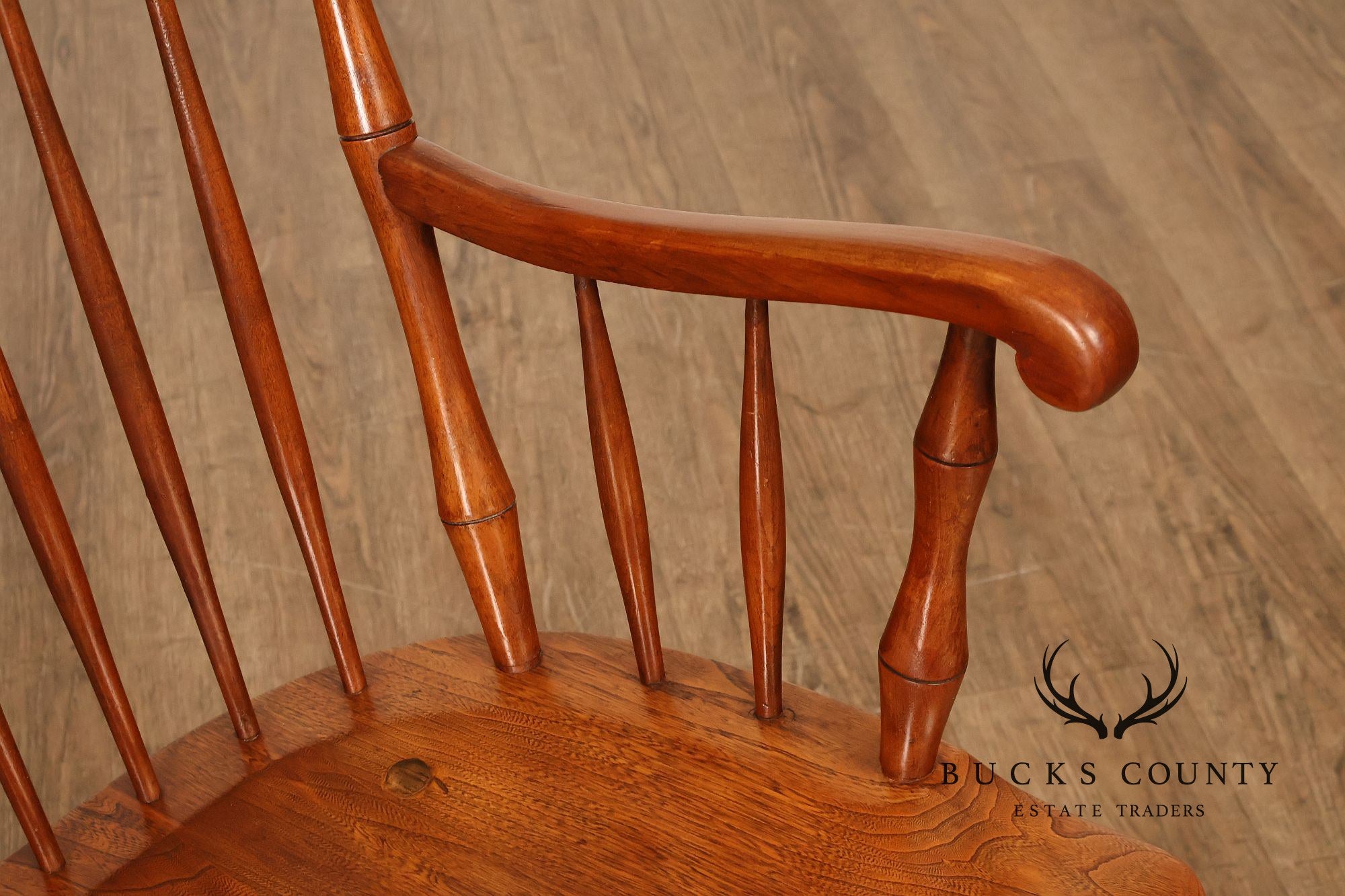Harden Oak and Cherry Windsor Armchair