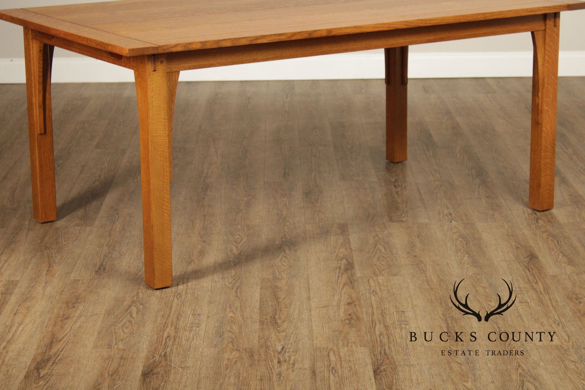 Stickley Mission Collection Oak Extendable Dining Table