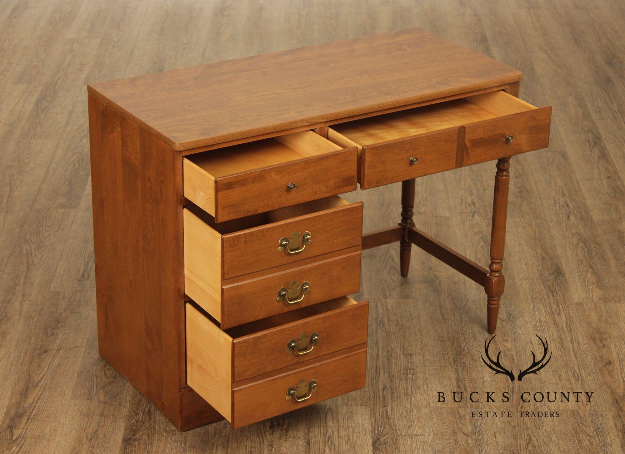 Ethan Allen Custom Room Plan Maple Writing Desk