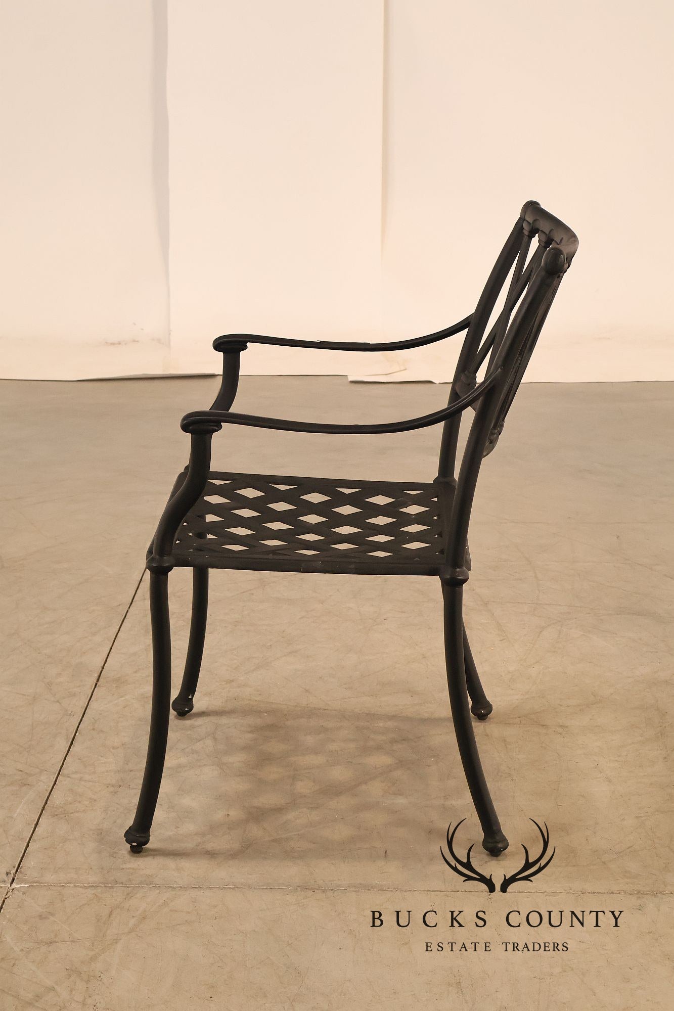 Hanamint Set Of 6 Cast Aluminum Patio Dining Chairs