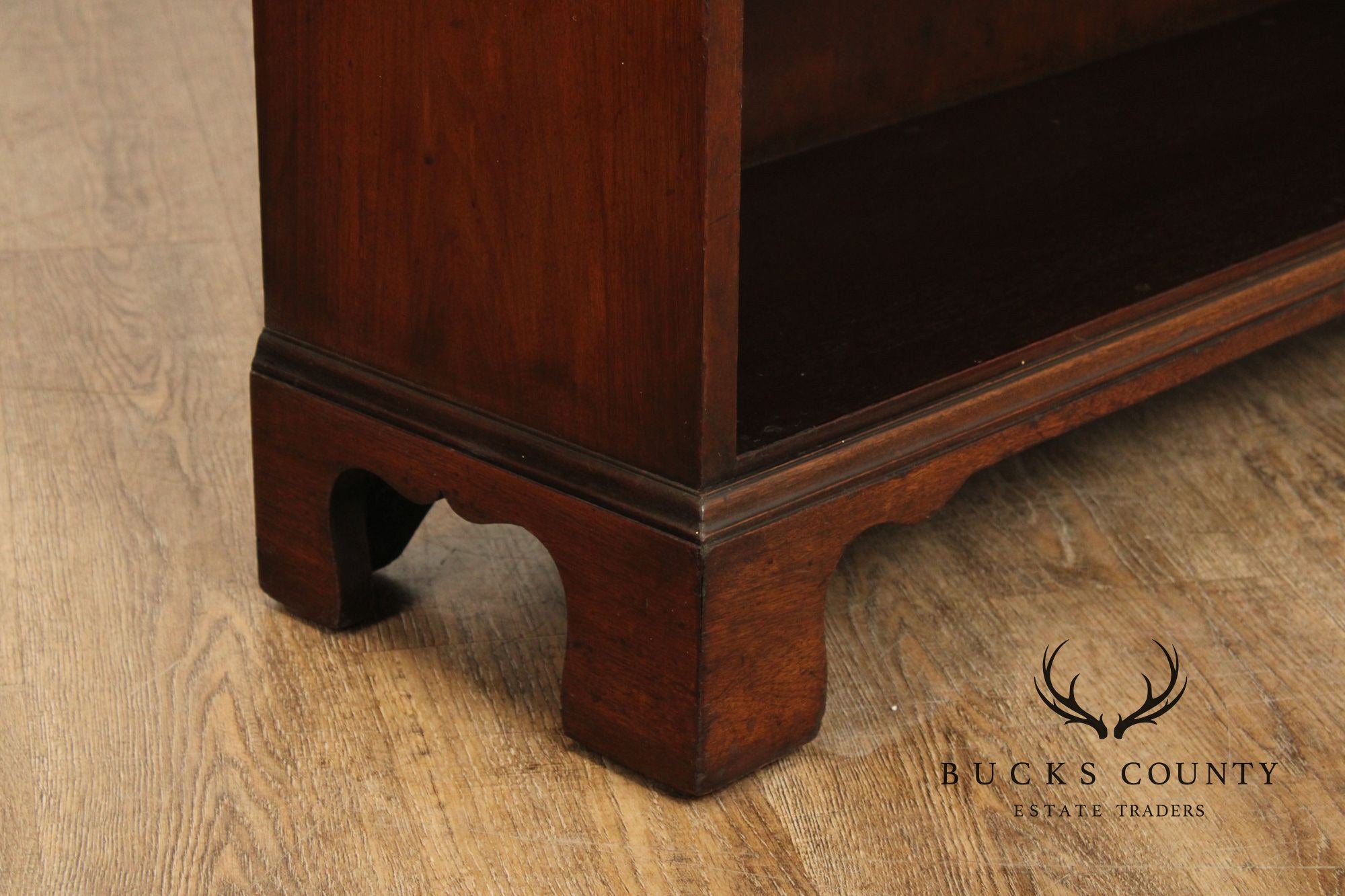 Schmieg & Kotzian Vintage Walnut Open Bookcase