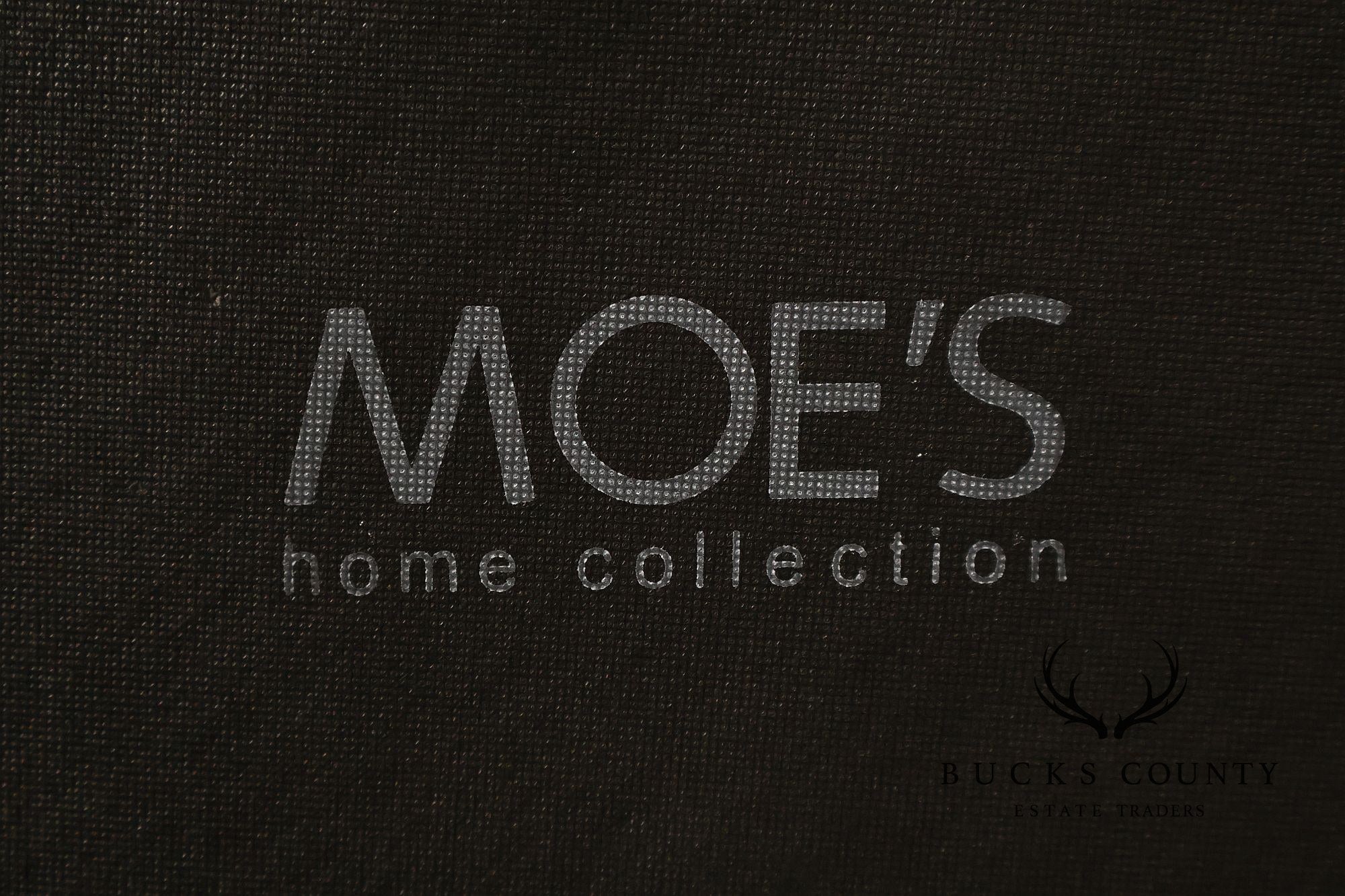 Moe's Home Collection Pair of Tufted Distressed Brown Leather Armchairs