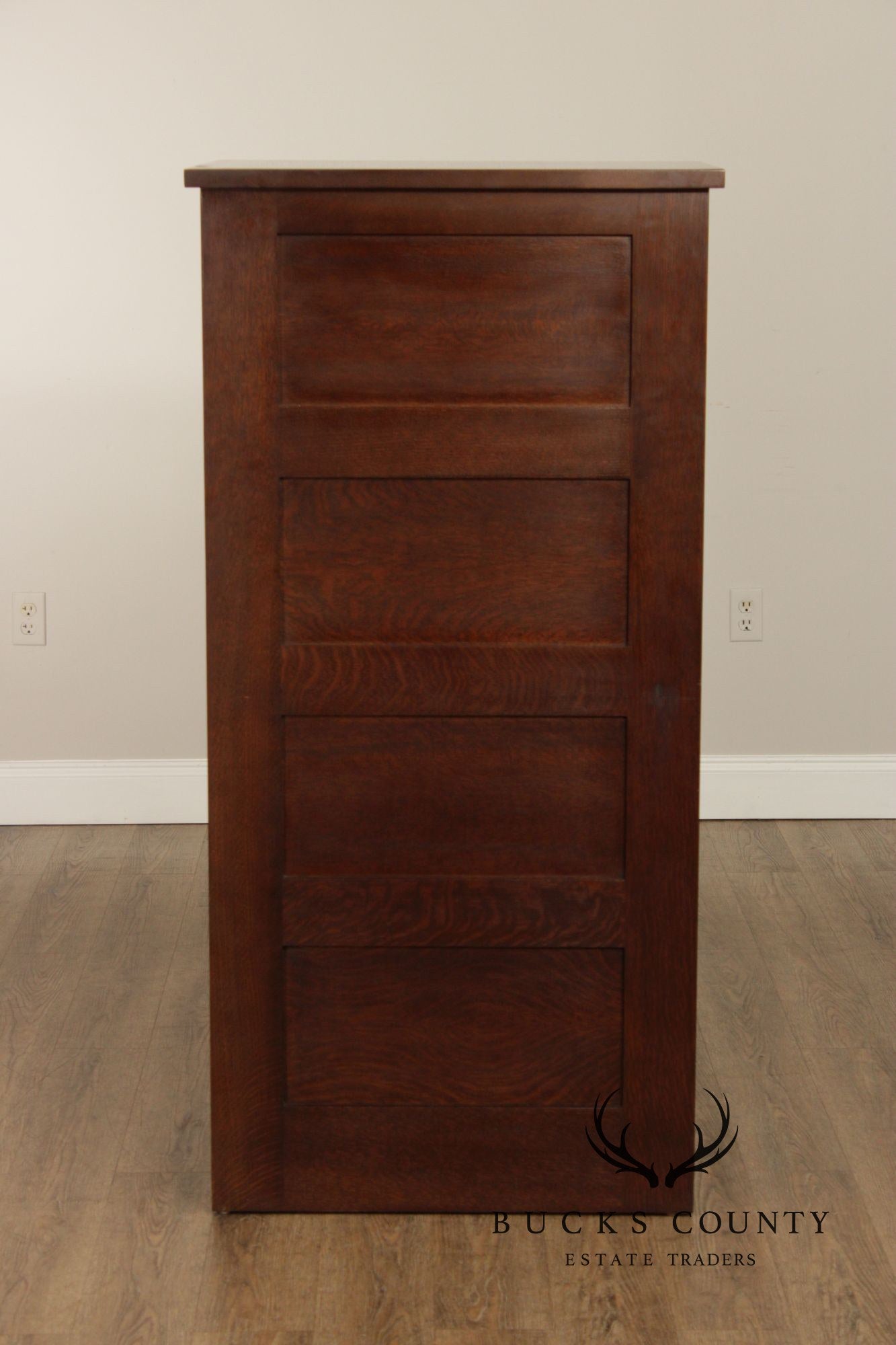Stickley Mission Collection Oak Four Drawer File Cabinet