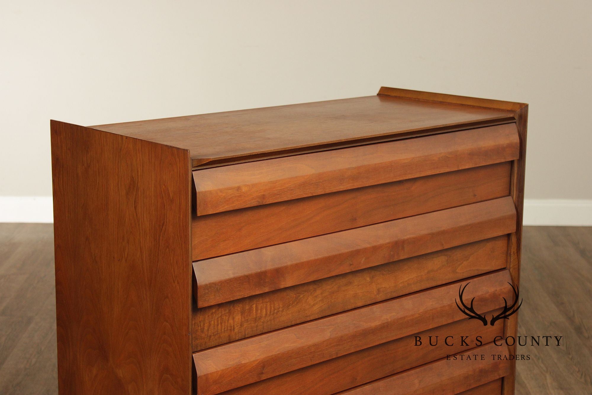 Lane 'First Edition' Mid Century Modern Walnut Tall Chest