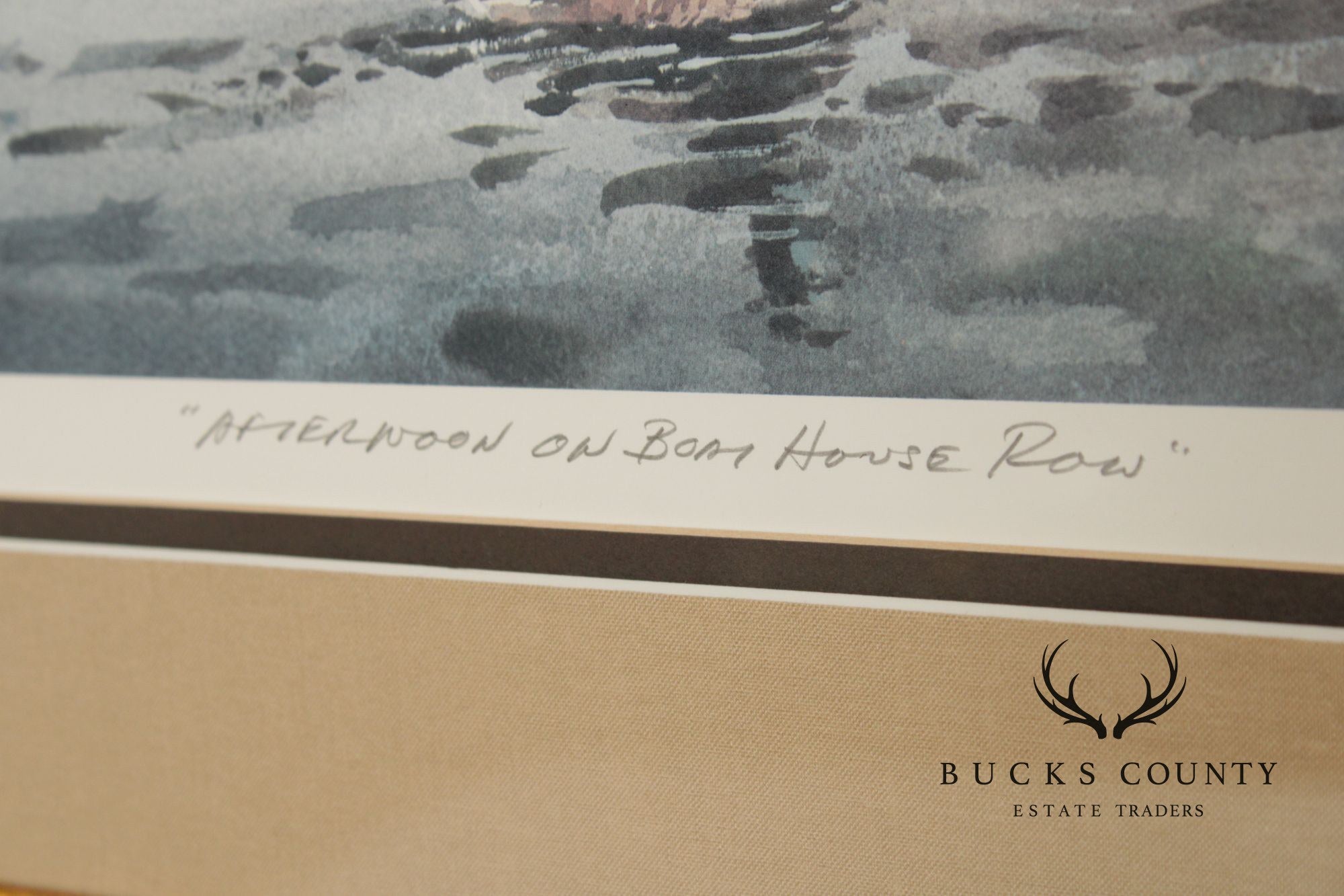 William C. Ressler Limited Edition Print, 'Afternoon on Boat House Row'