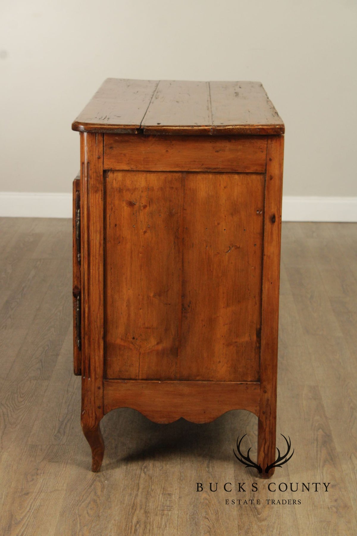 Antique Country French Pine Two Door Sideboard