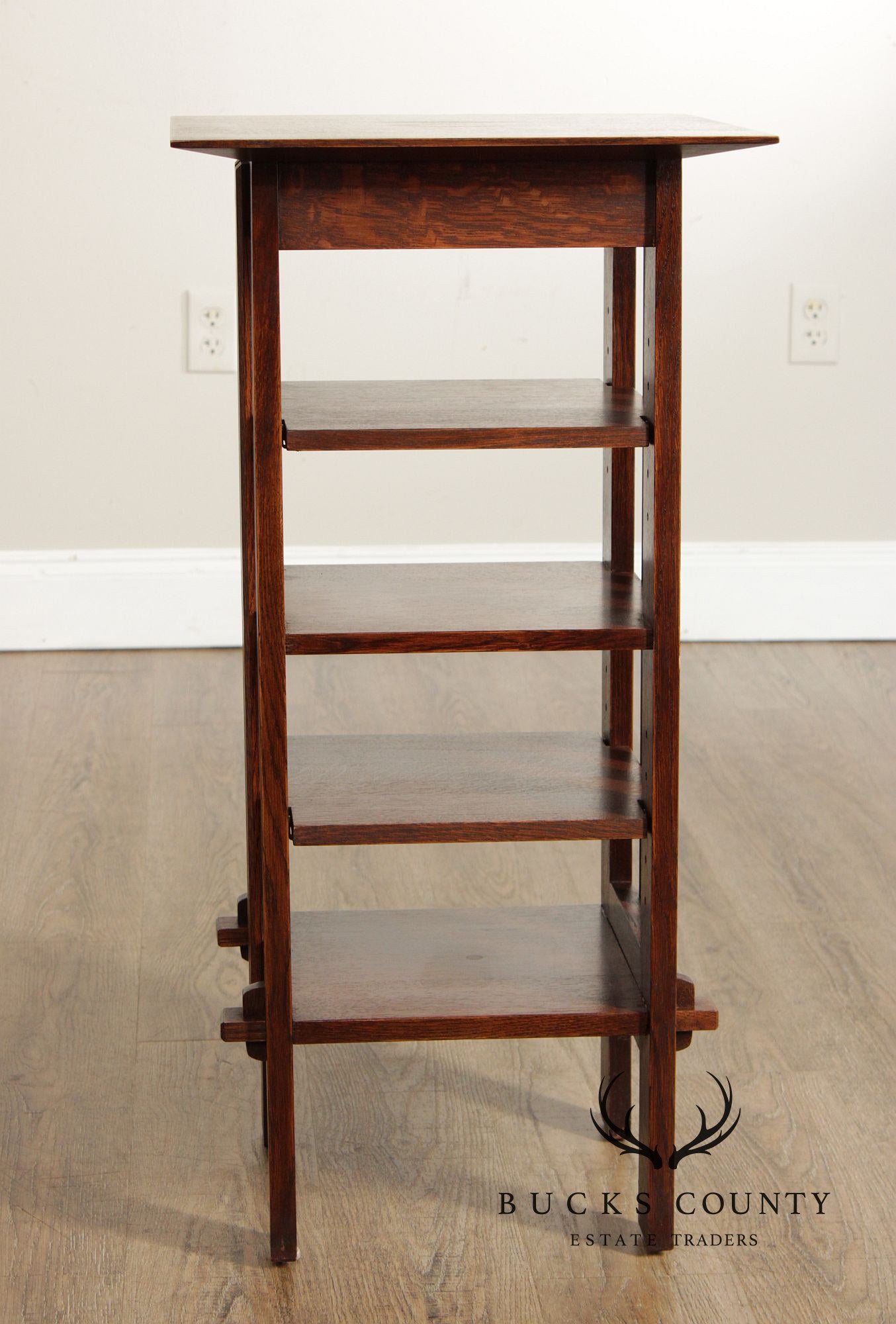 Stickley Mission Collection Oak Magazine Rack
