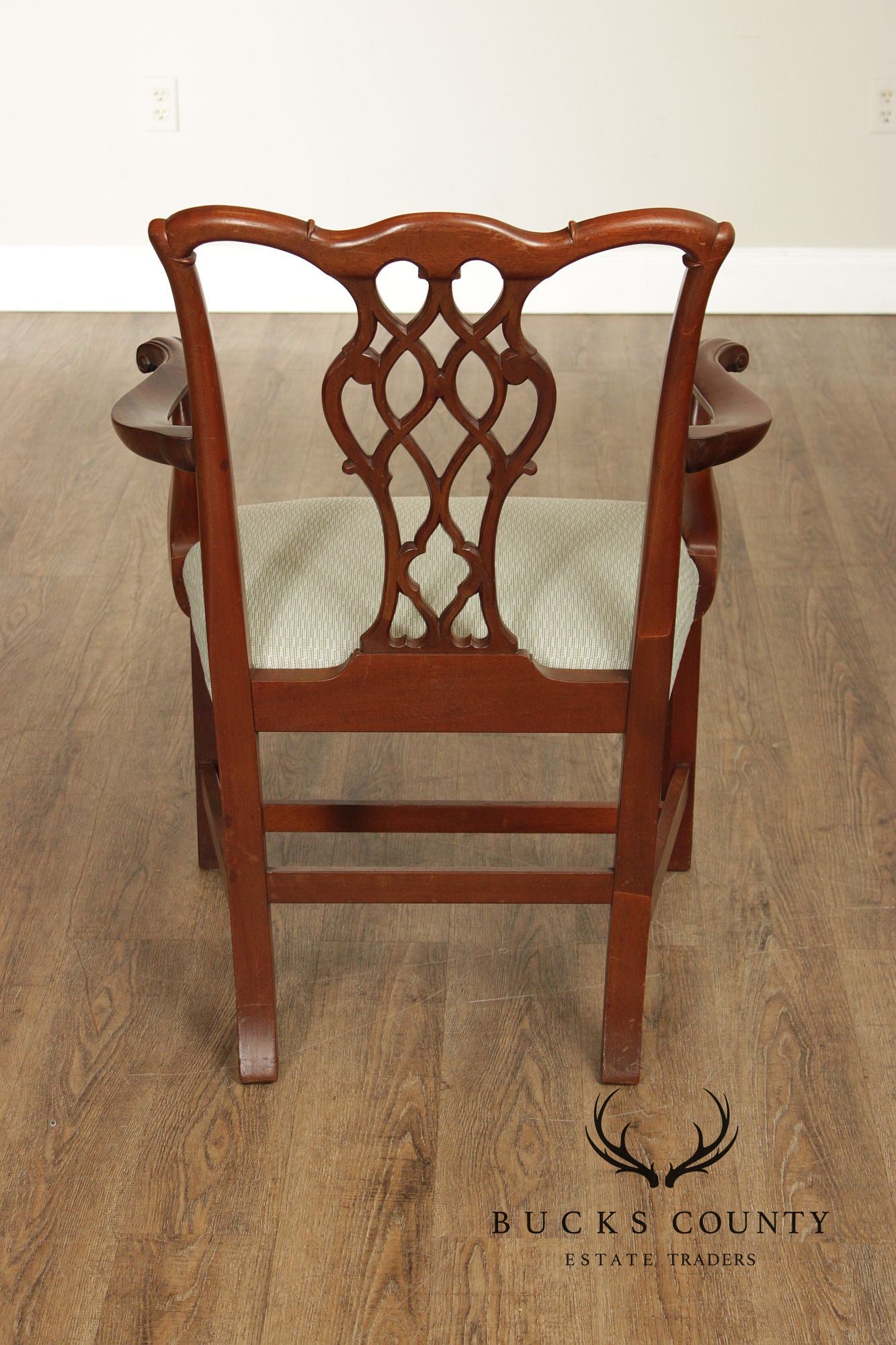 Chippendale Style Set of Six Mahogany Dining Chairs