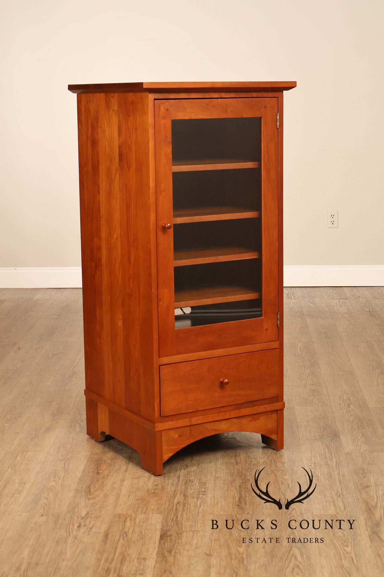 Stick ley Mission Collection Cherry One Door Media Cabinet