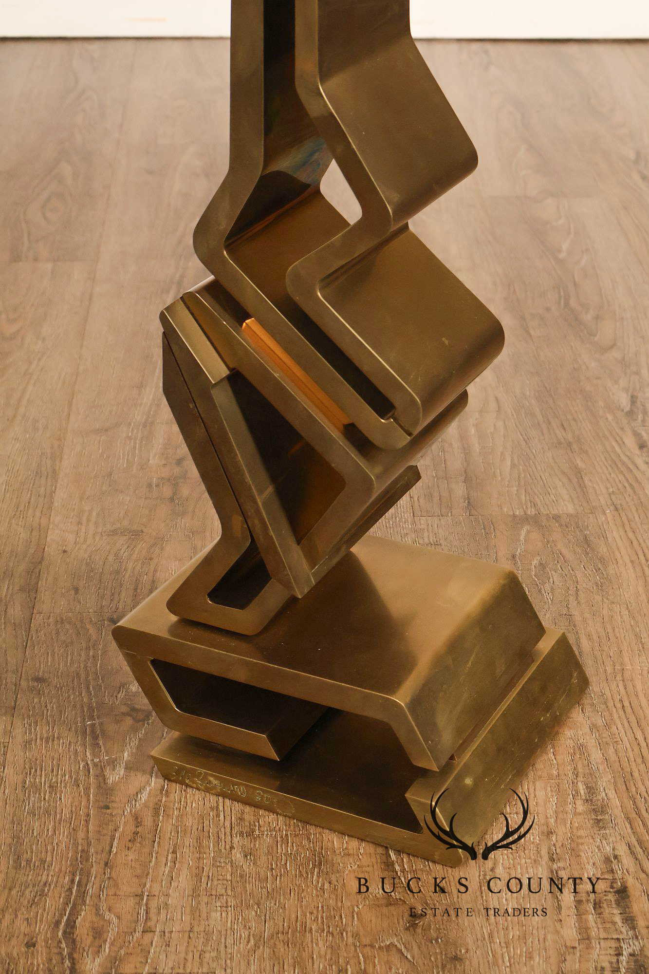 Giorgio Zennaro Modern Style Brass Sculpture “Forme Concrescenti”