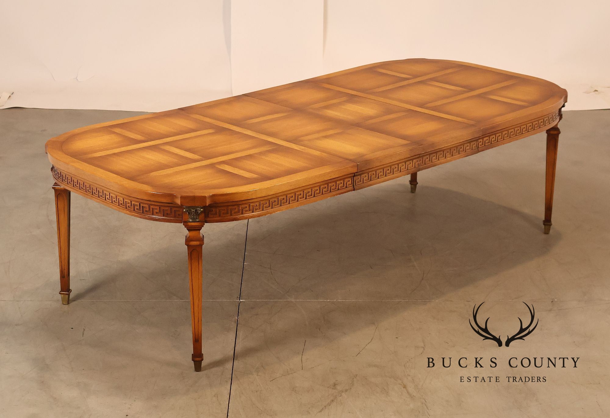 Daniel Jones Inc. Neoclassical Style Expandable Dining Table