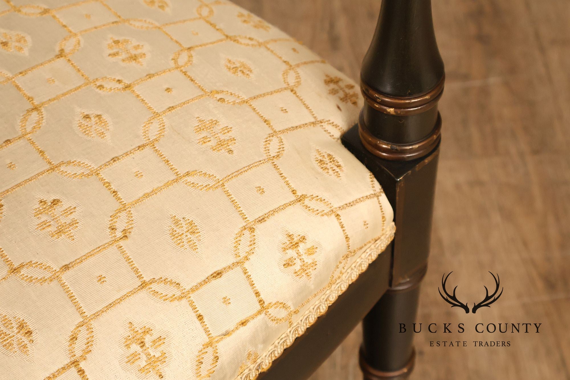 J. L. Pershing & Son Vintage Federal Style Painted Armchair