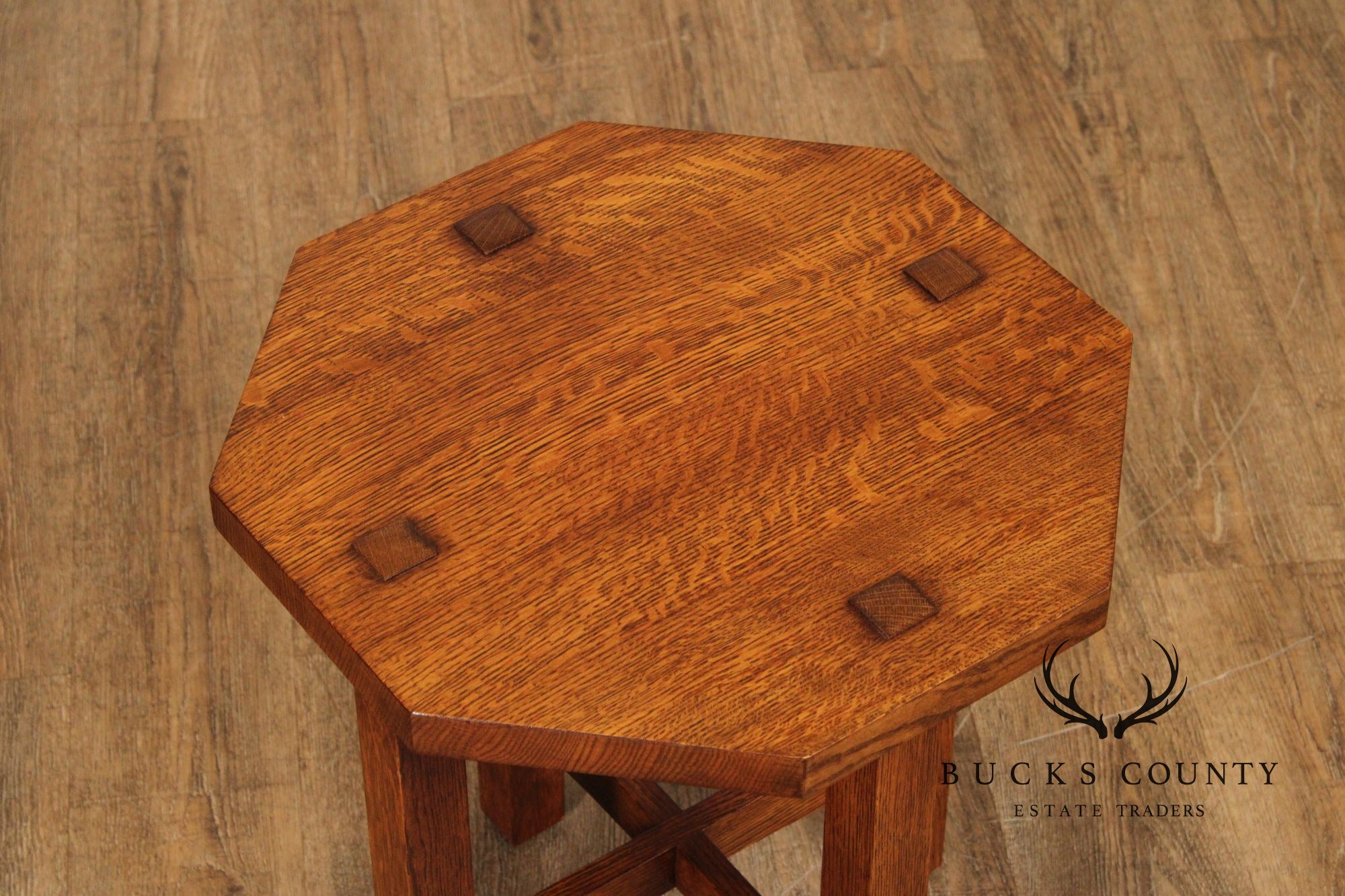 Stickley Mission Collection Oak Tabouret