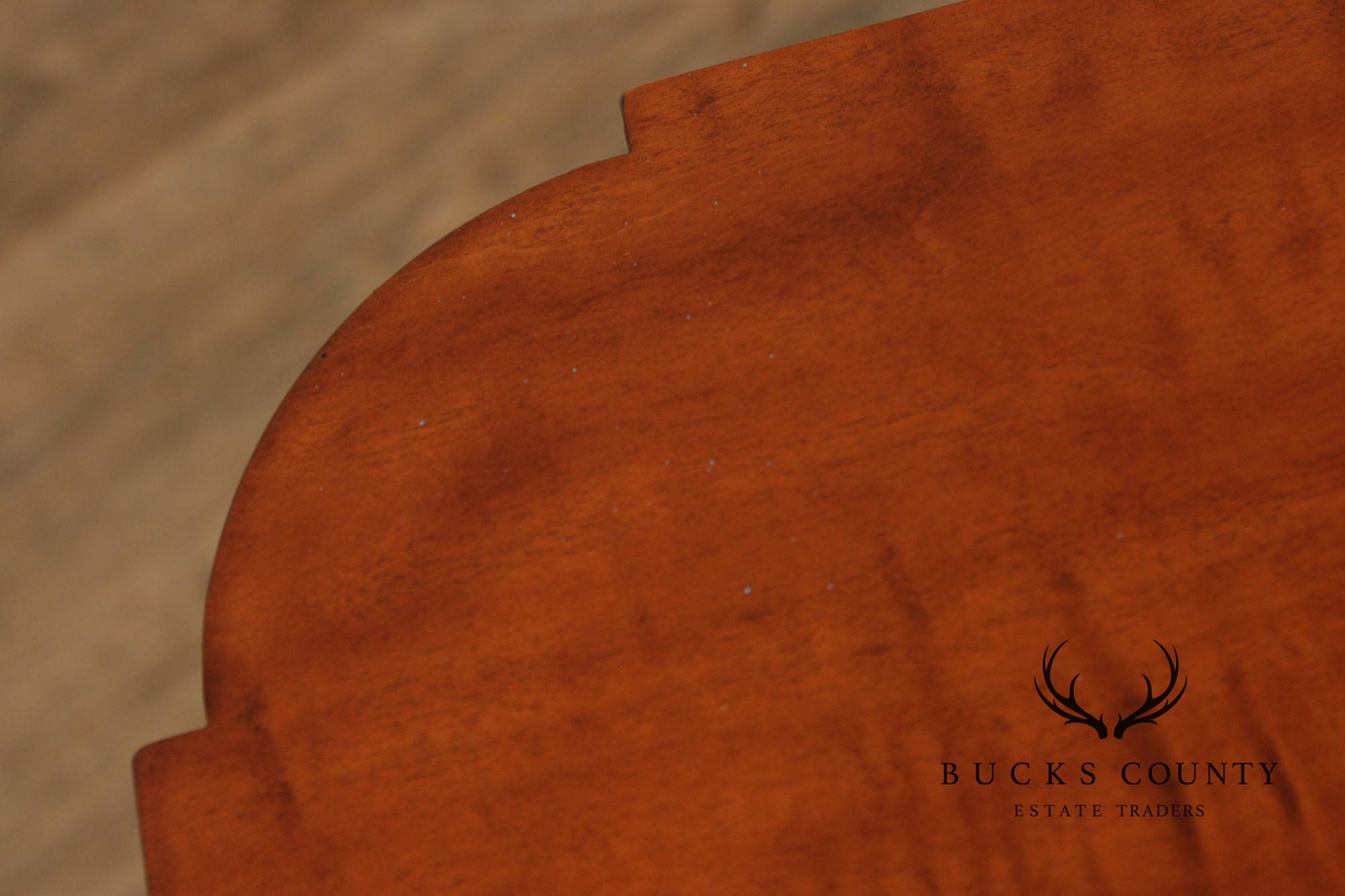 Eldred Wheeler Early American Style Tiger Maple Candlestand
