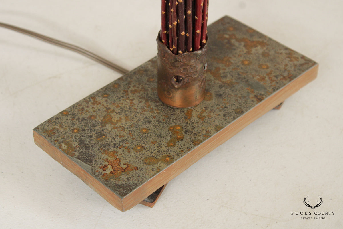 'Forever Twigs' Organic Modern Breeze Red Cedar Table Lamp