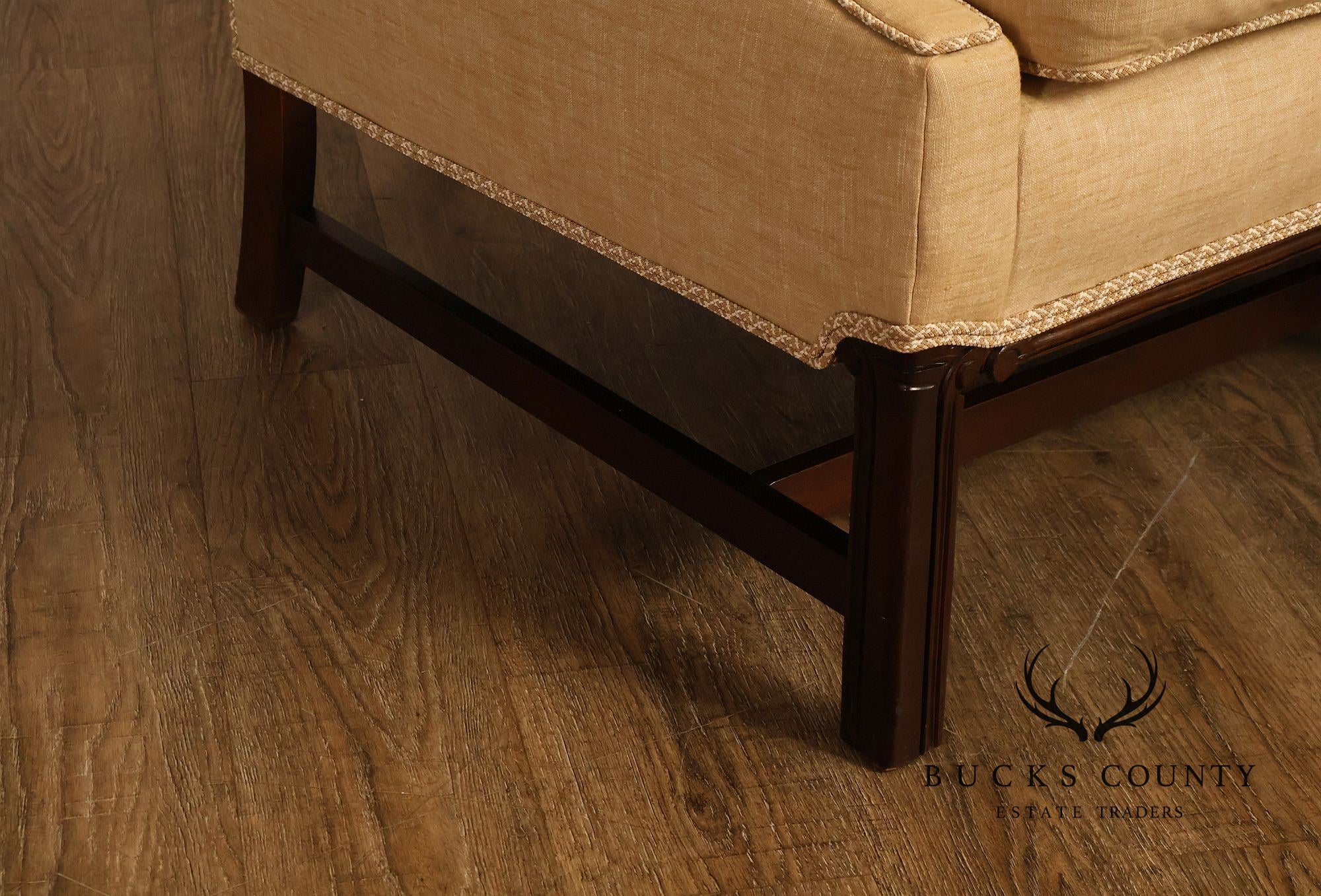 Hickory Chair Chippendale Style Camelback Sofa