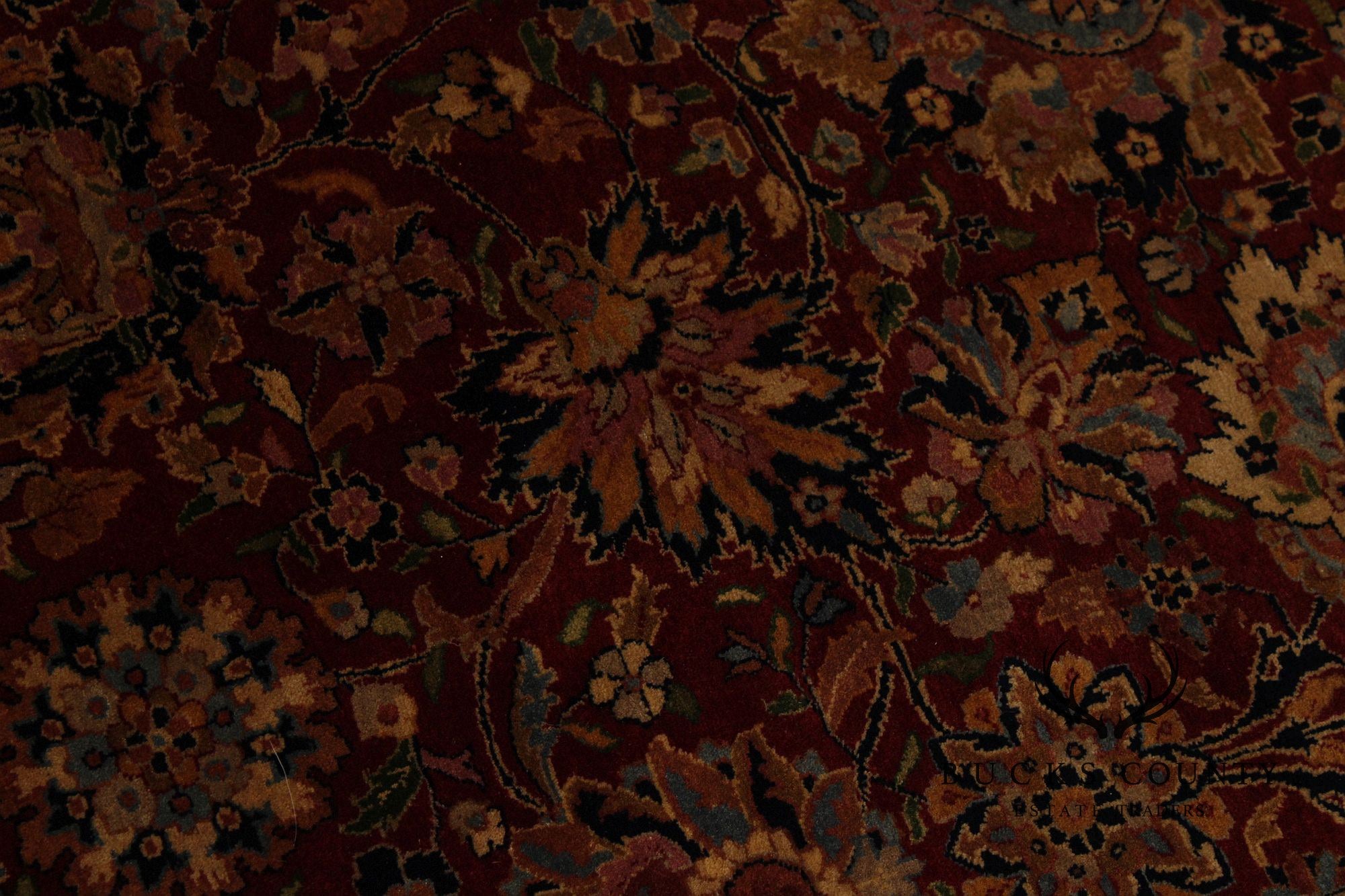 Indo Kashan Handmade 6' X 9' Wool Area Rug