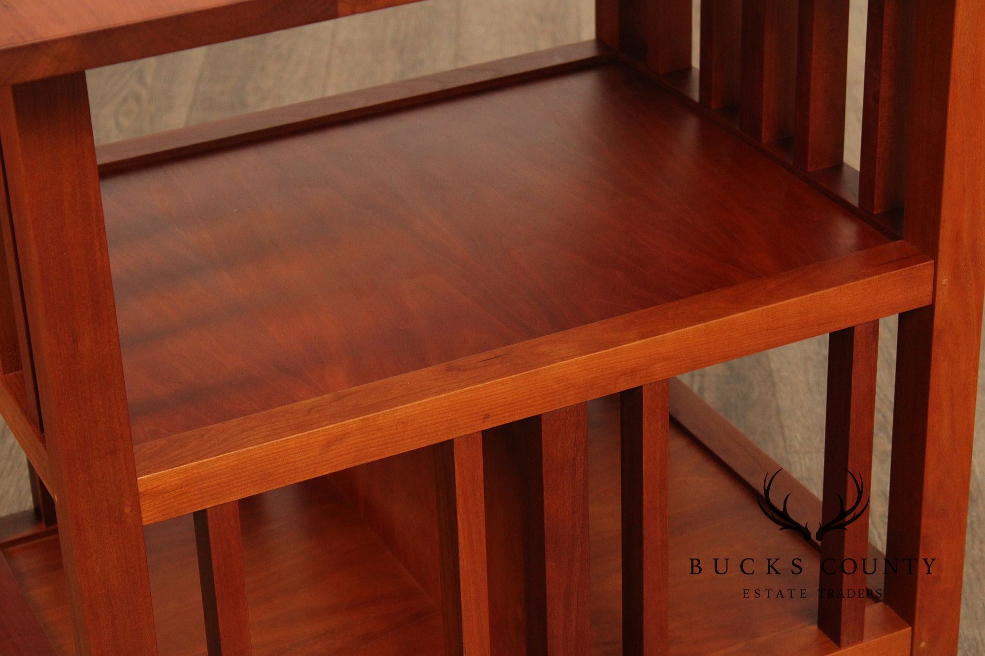 Thomas Moser Studio Crafted Cherry Bookshelf End Table