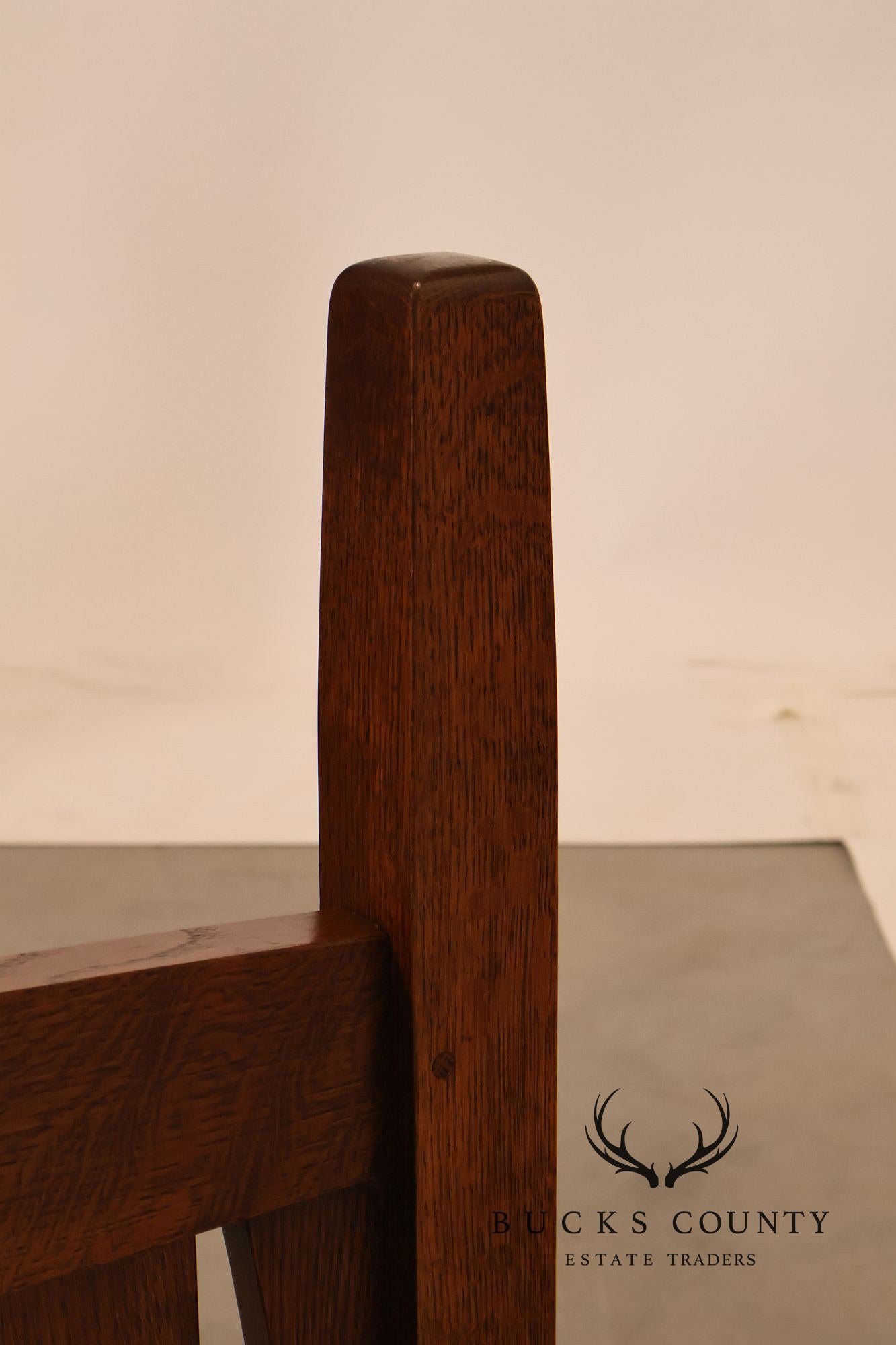 Stickley Harvey Ellis Inlaid Oak Queen Bed