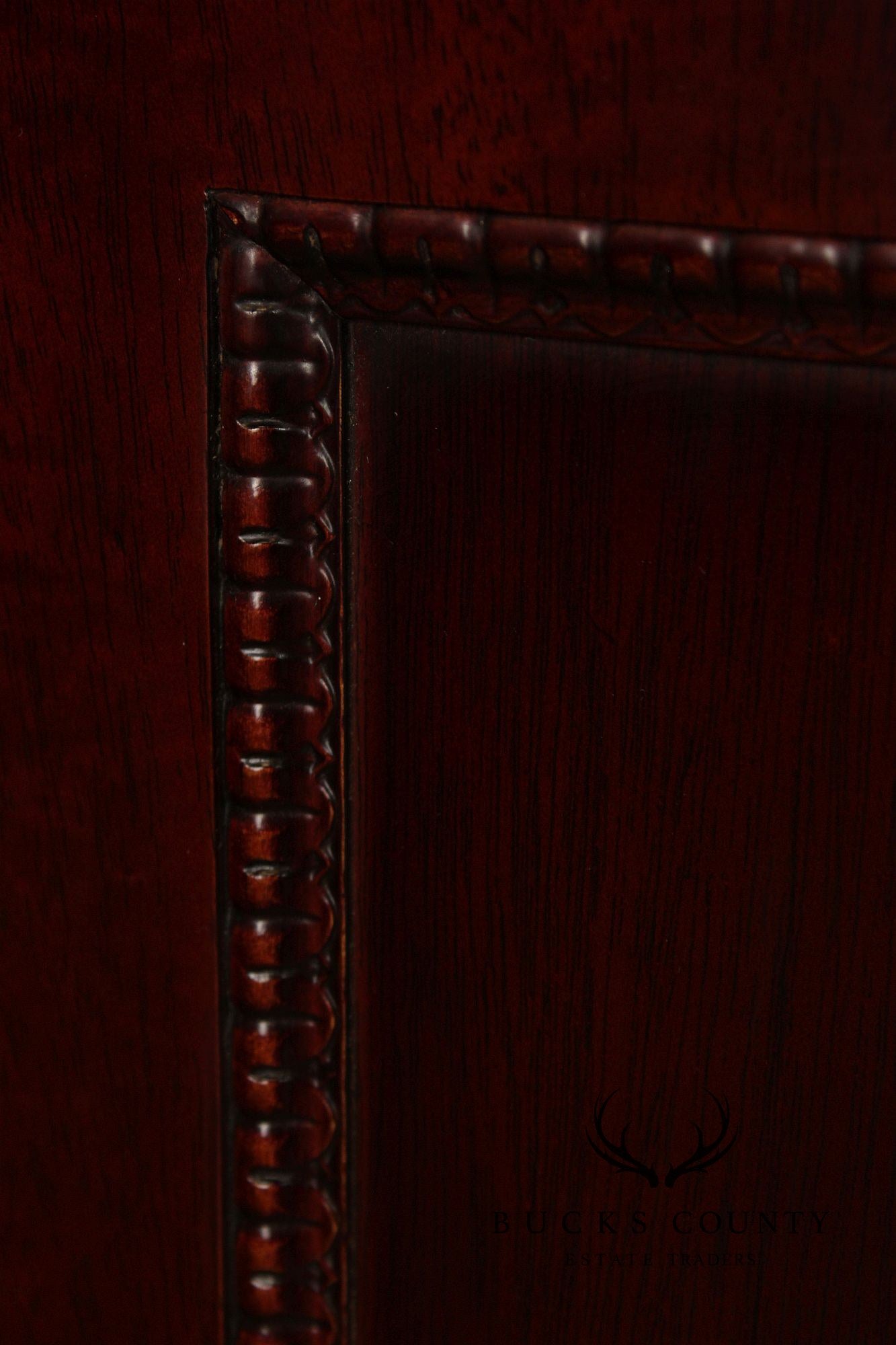 Kindel Winterthur Mahogany Demilune Cabinet