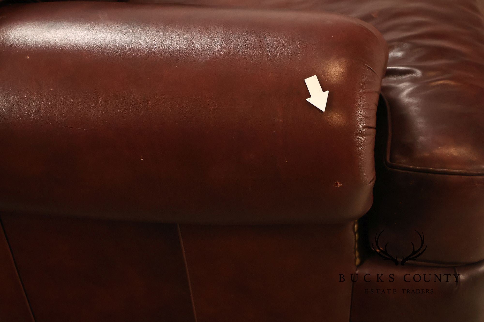 Hancock & Moore Traditional Leather Sofa