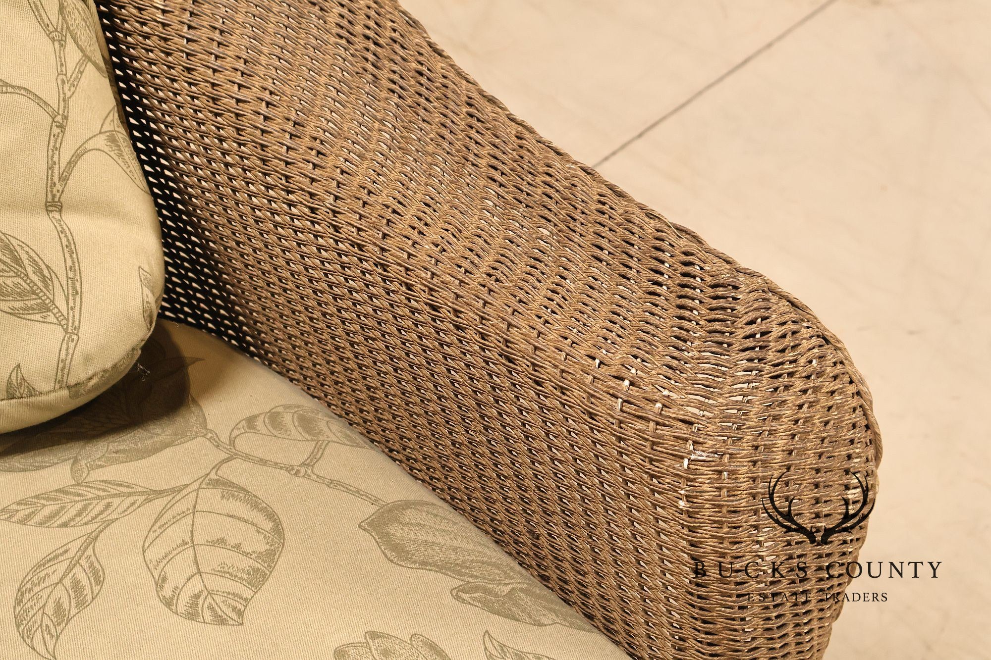 Lloyd Flanders Reflections All-Weather Lloyd Loom Wicker Loveseat