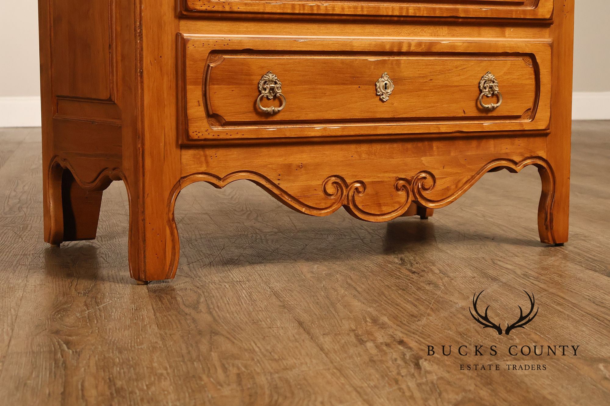 Ethan Allen 'Legacy' French Country Style Pair of Nightstands