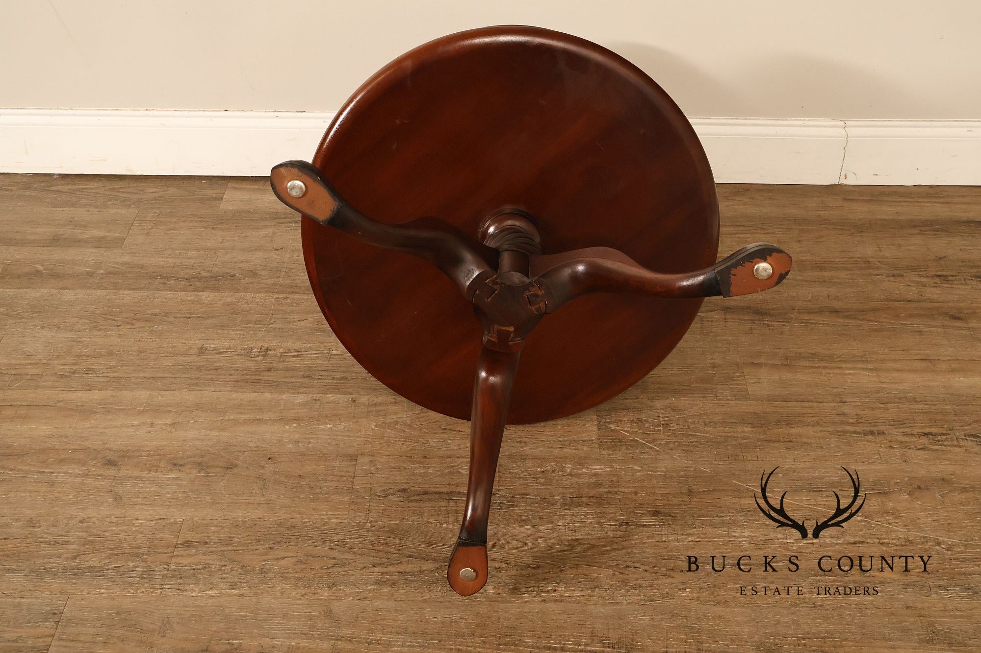 Kittinger Colonial Williamsburg CW 25 George III Style Mahogany Dumbwaiter Table