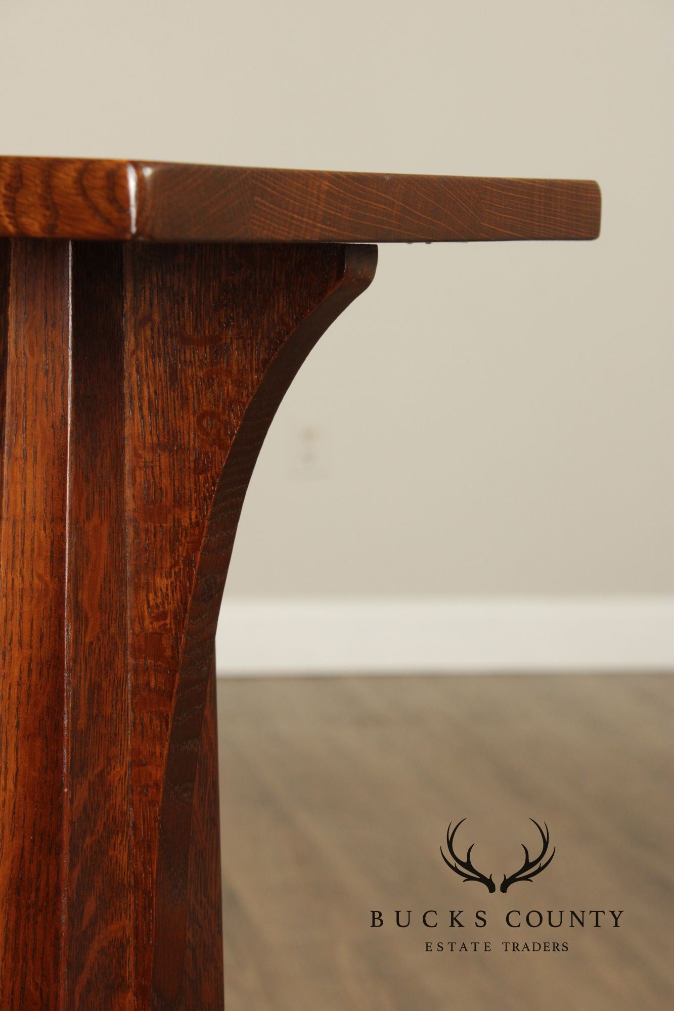 Stickley Mission Collection Oak Pedestal